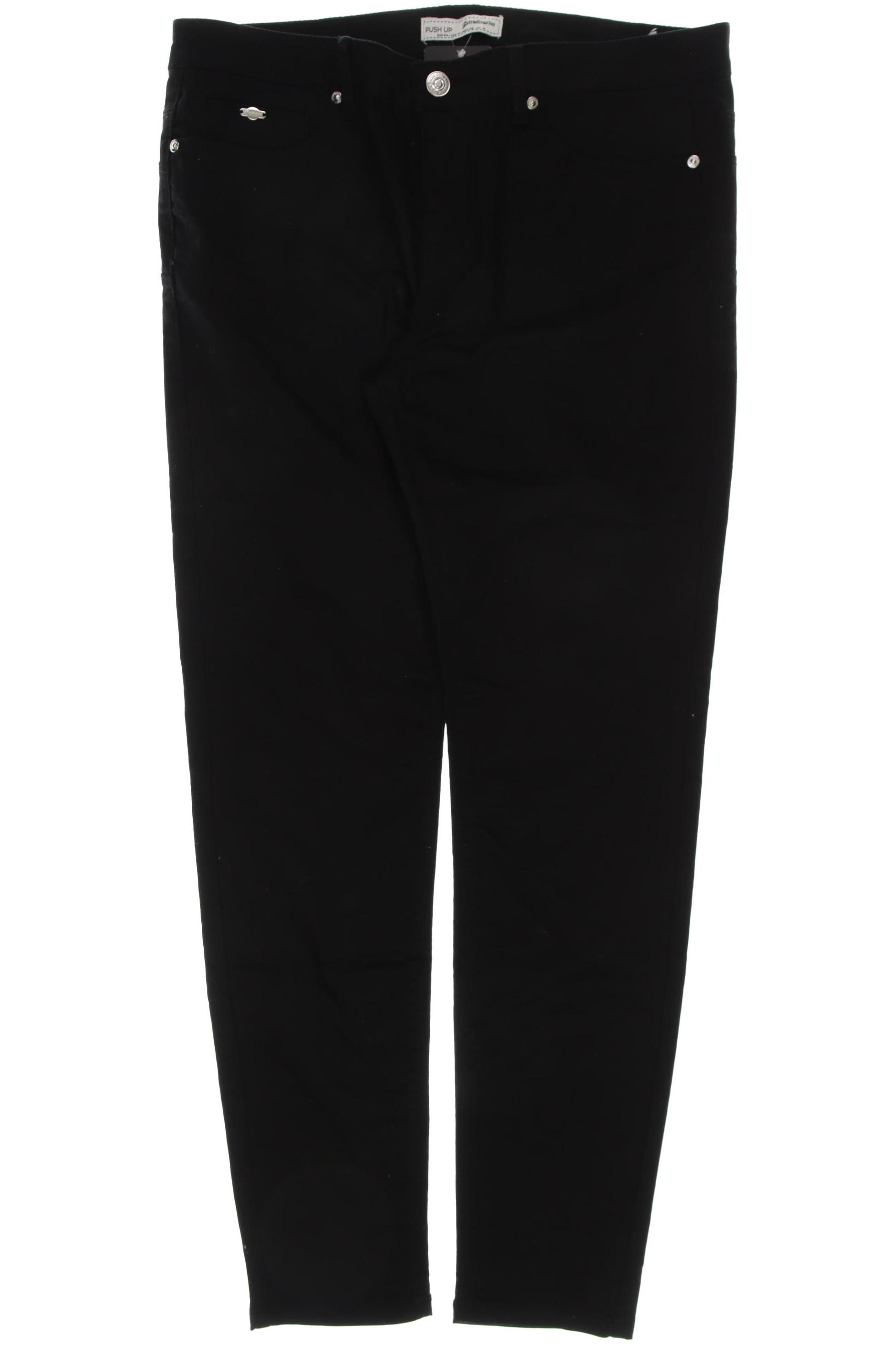 

Stradivarius Damen Jeans, schwarz, Gr. 44