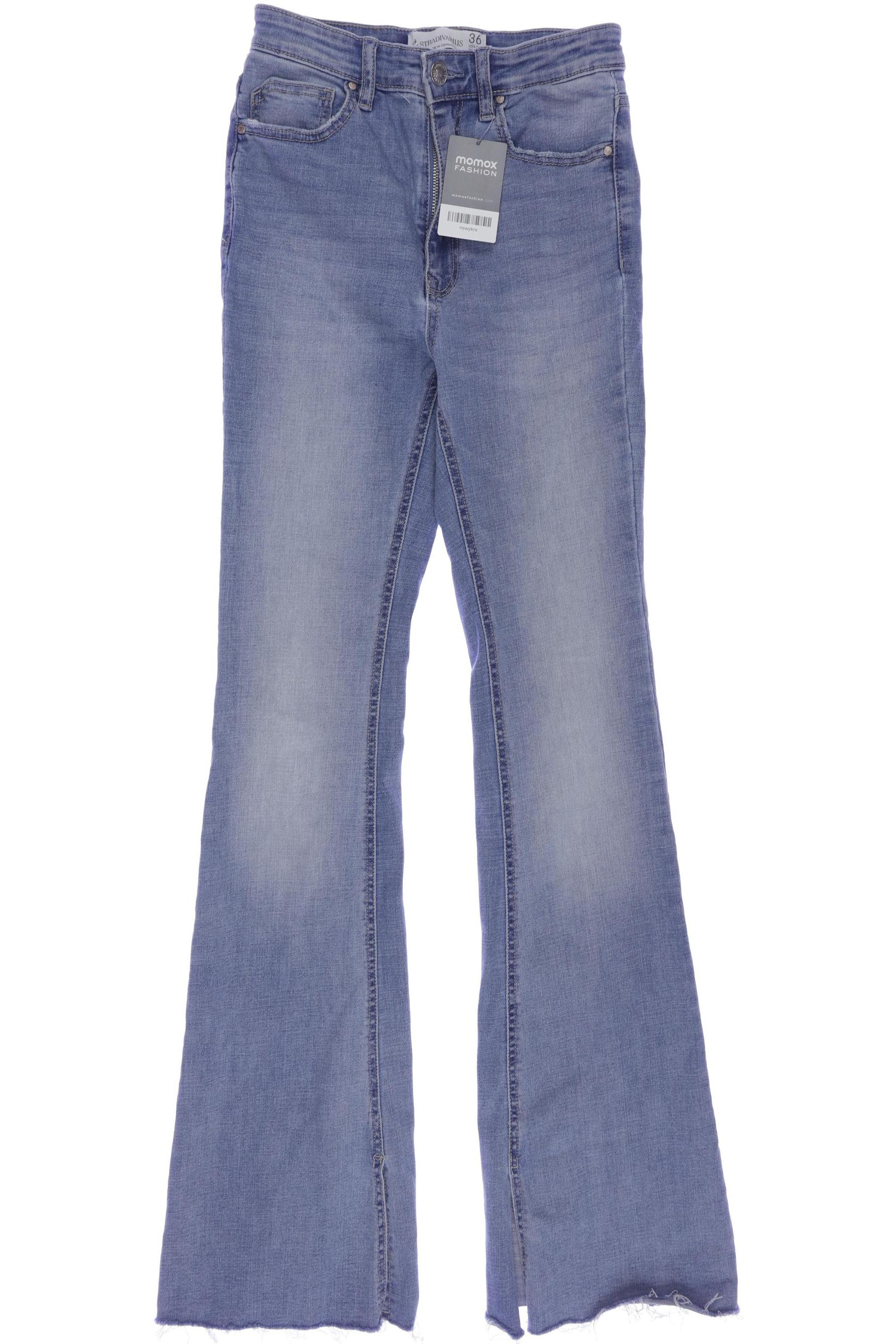 

Stradivarius Damen Jeans, blau, Gr. 36