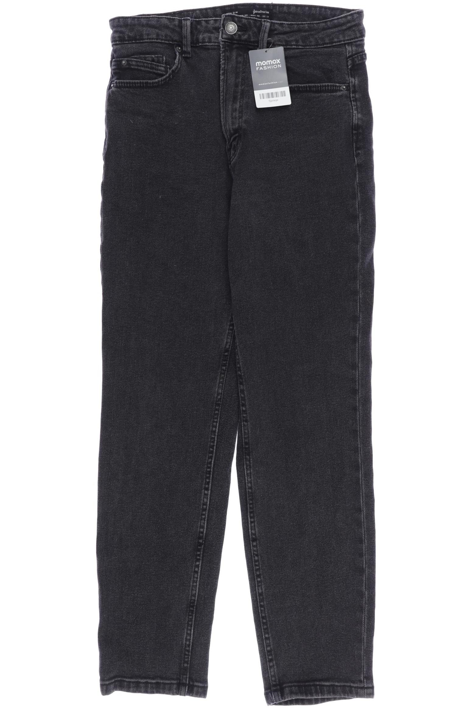 

Stradivarius Damen Jeans, schwarz, Gr. 40