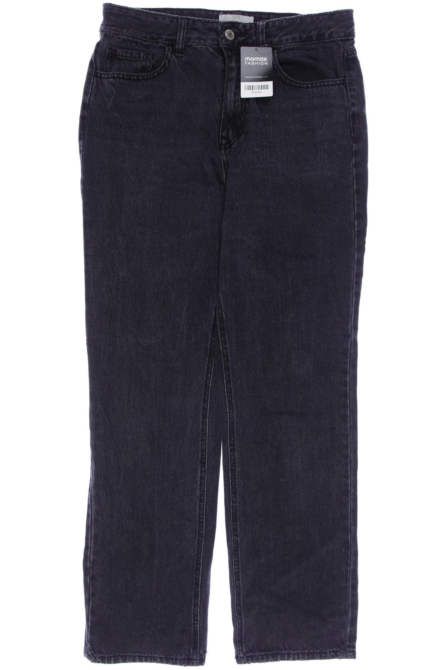 

Stradivarius Damen Jeans, schwarz, Gr. 40