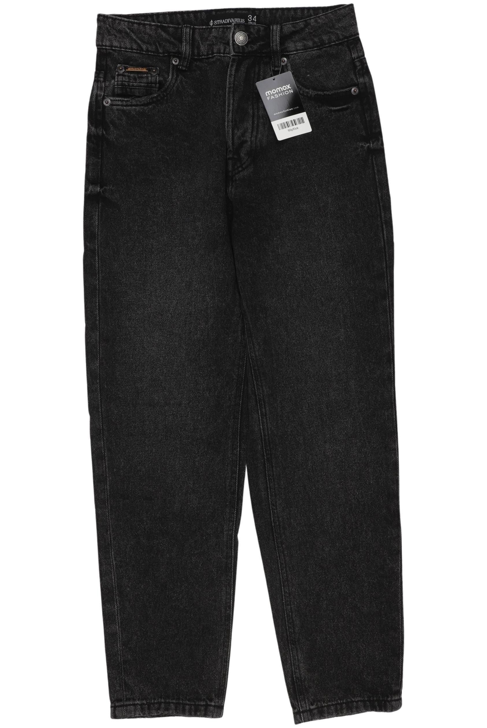 

Stradivarius Damen Jeans, schwarz, Gr. 34
