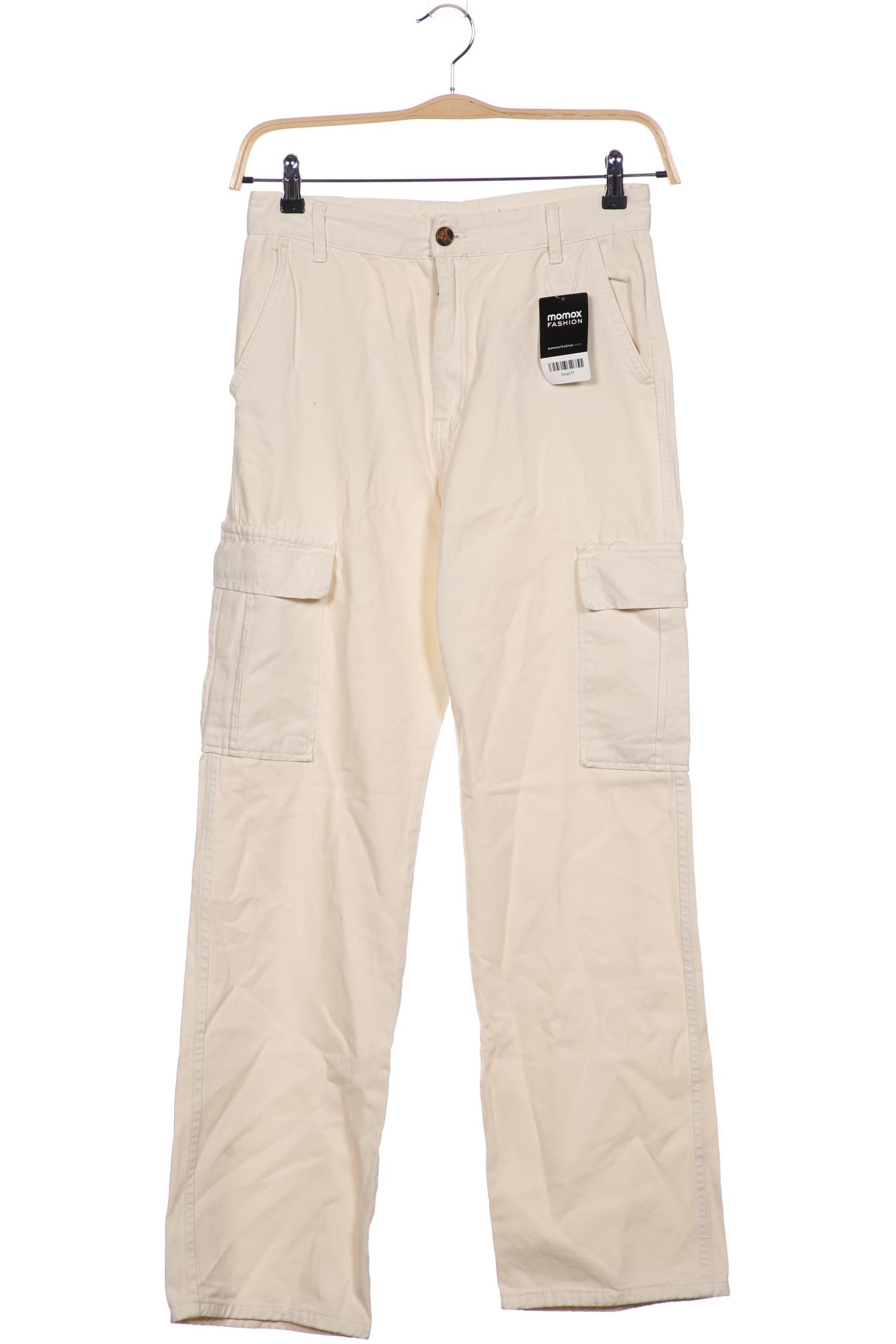 

Stradivarius Damen Jeans, cremeweiß, Gr. 42