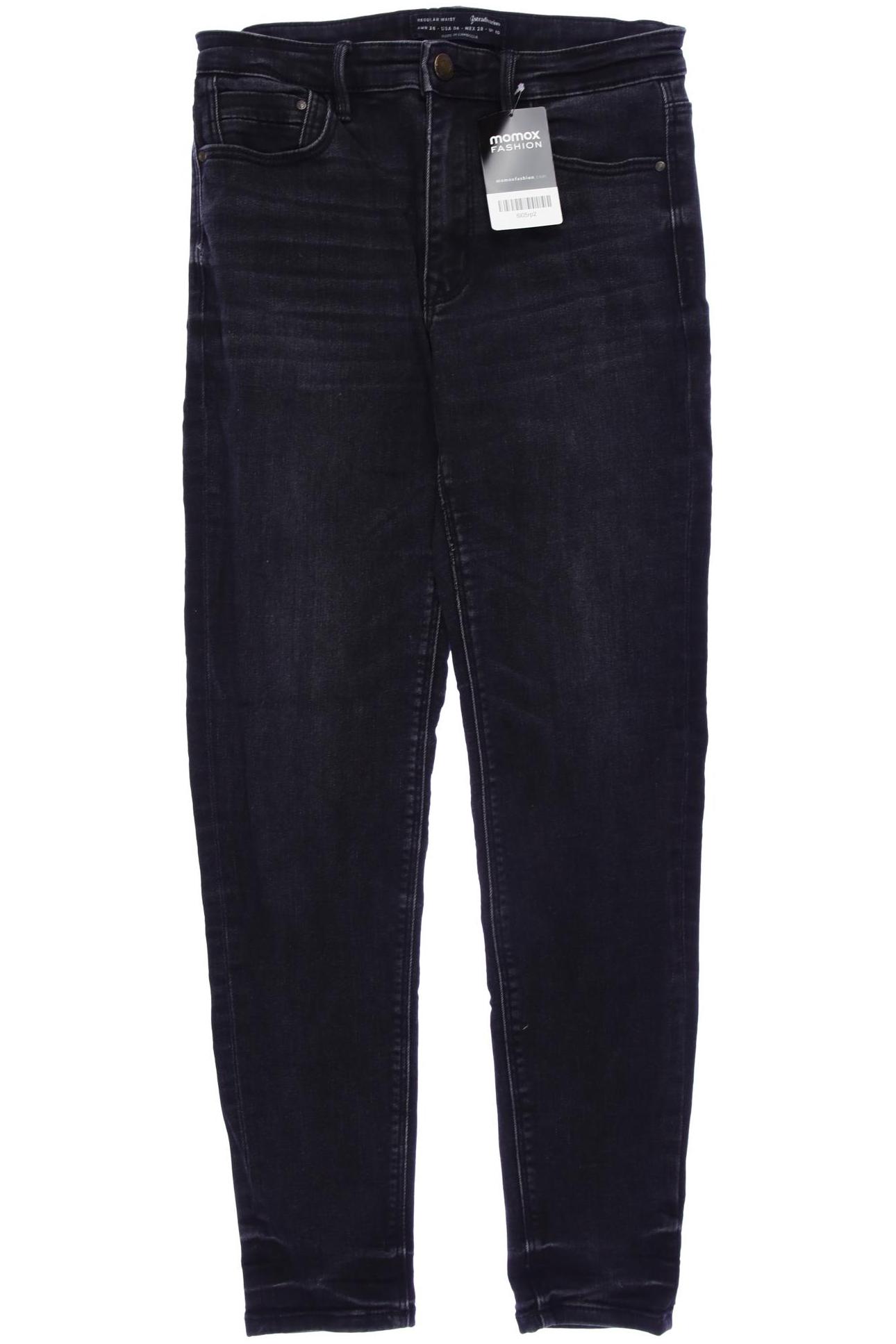 

Stradivarius Damen Jeans, schwarz, Gr. 38