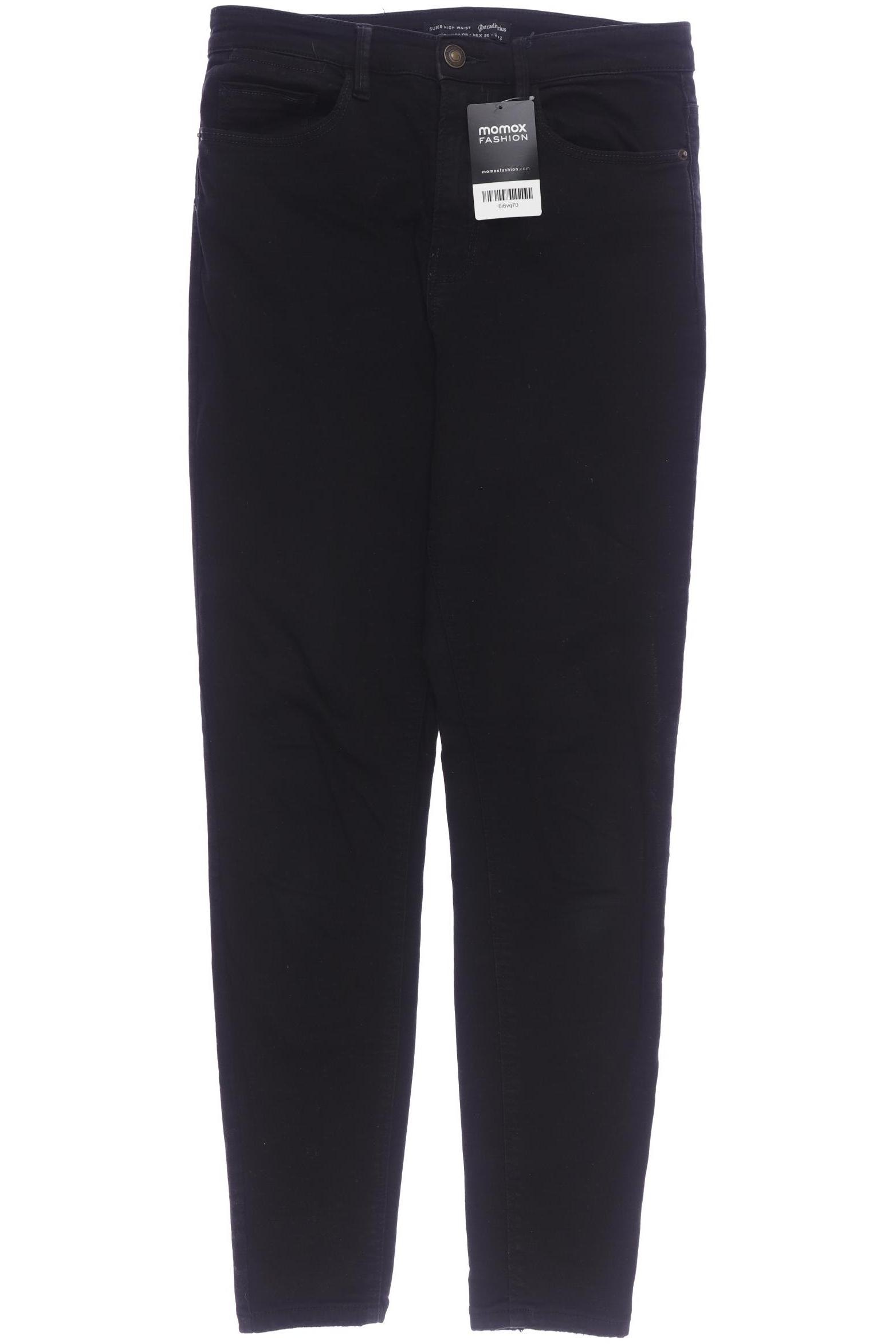 

Stradivarius Damen Jeans, schwarz, Gr. 40