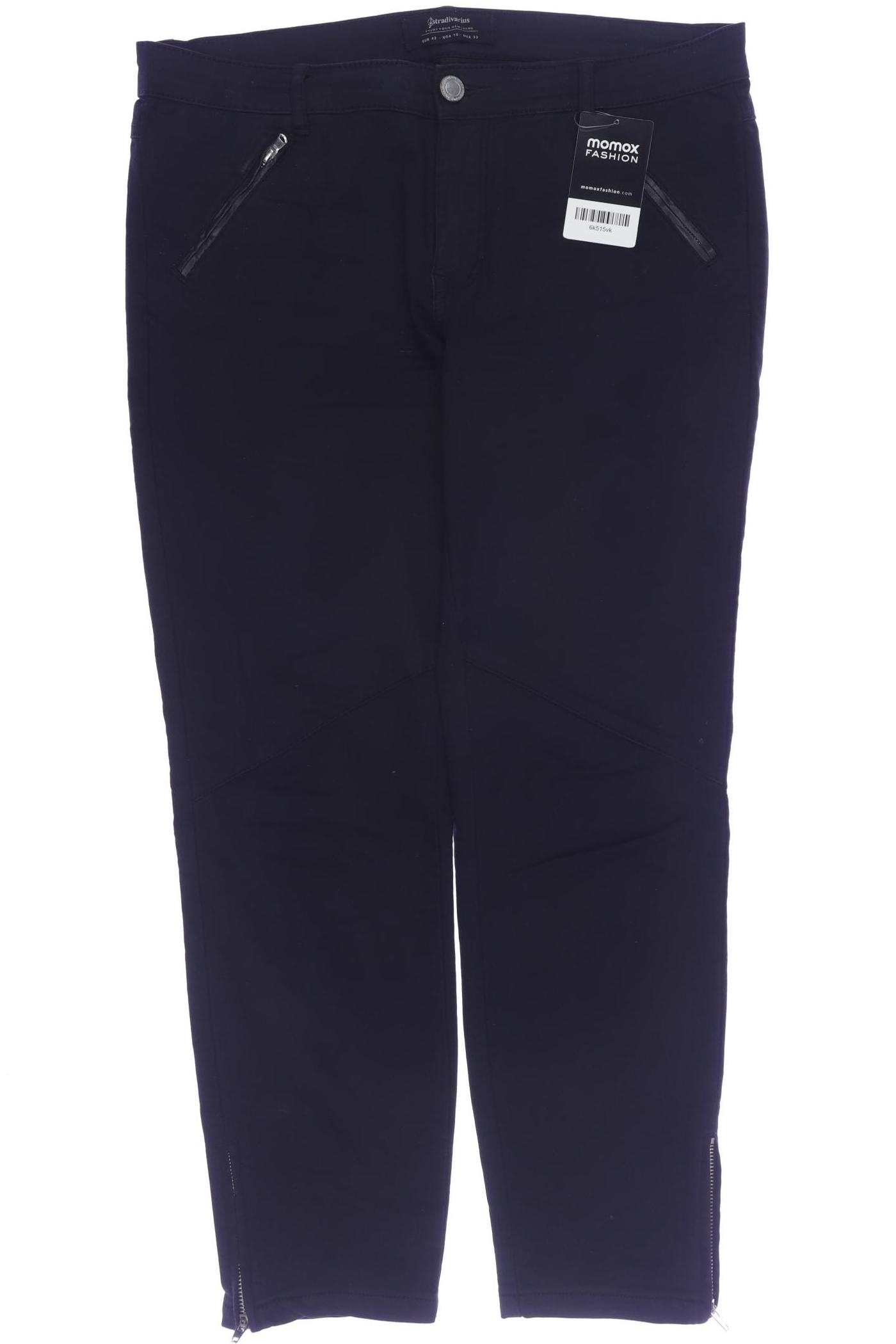 

Stradivarius Damen Jeans, schwarz, Gr. 42