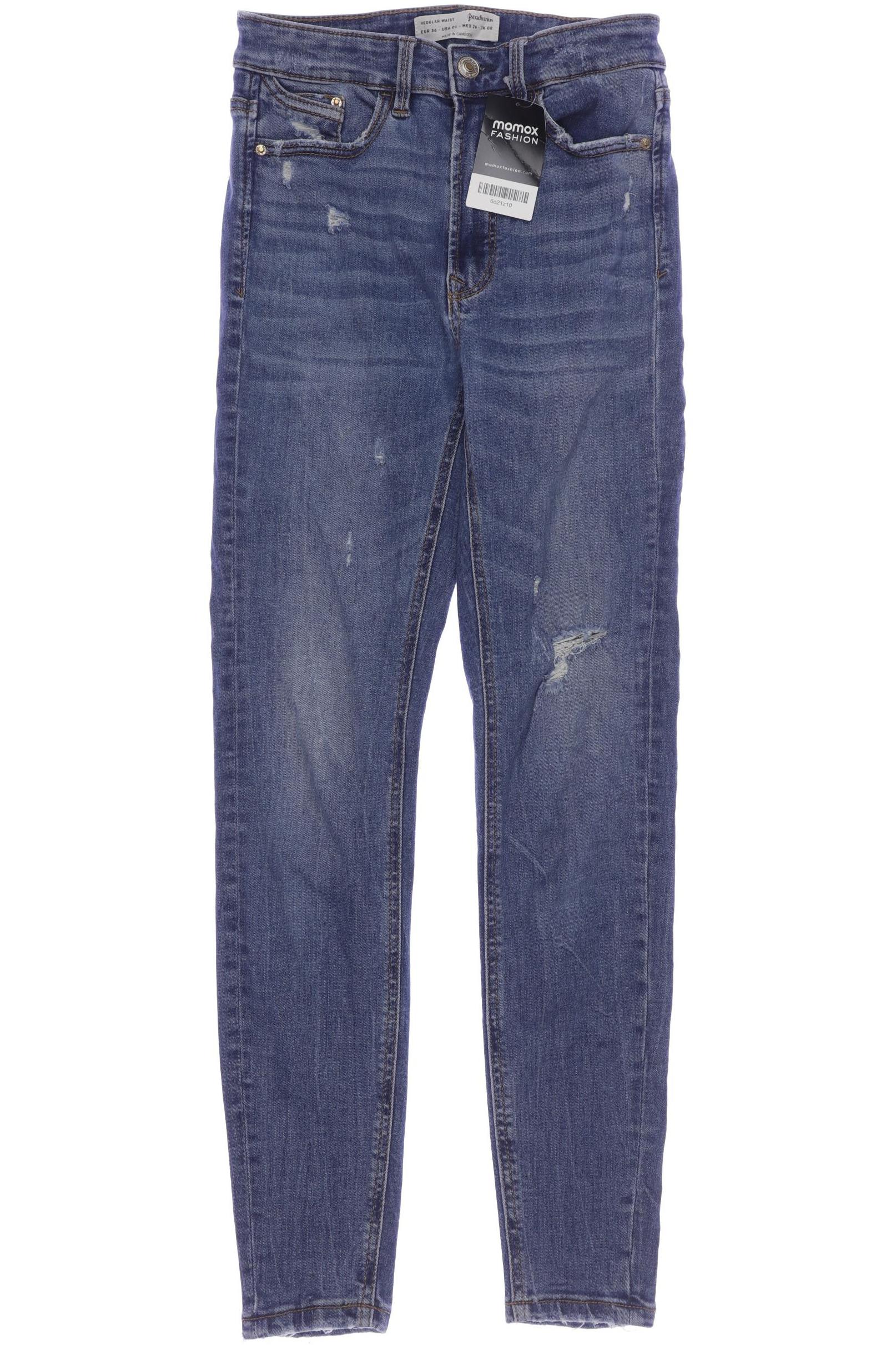 

Stradivarius Damen Jeans, blau, Gr. 36