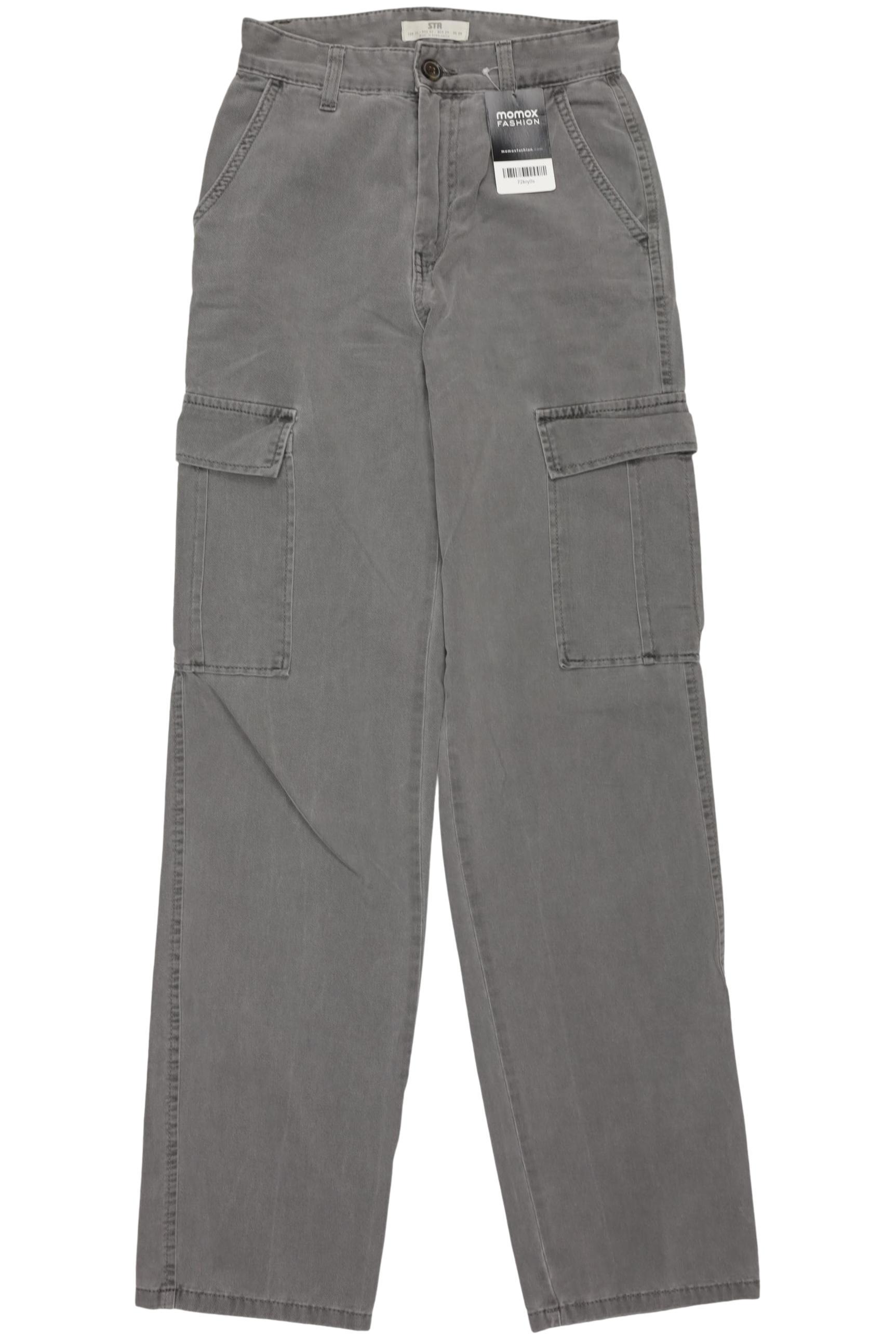 

Stradivarius Damen Jeans, grau, Gr. 34