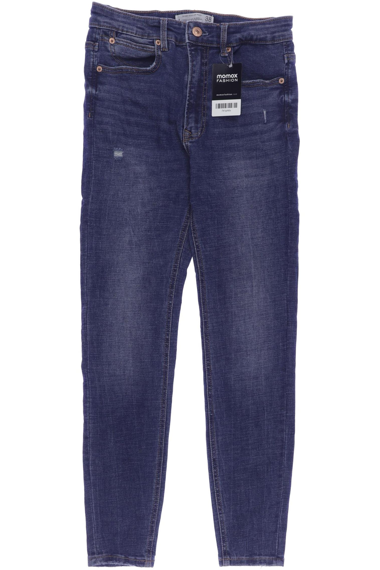 

Stradivarius Damen Jeans, marineblau, Gr. 38