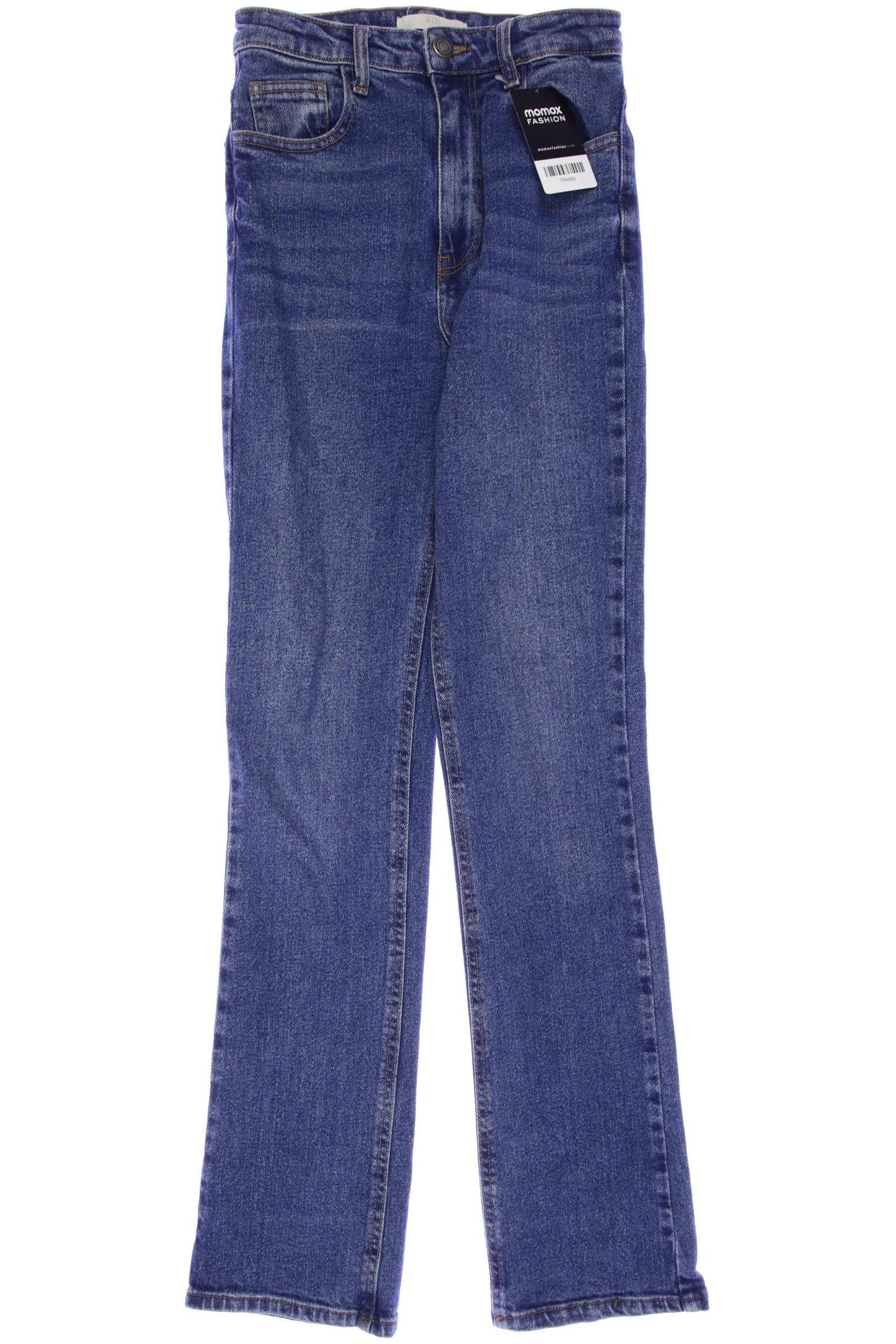 

Stradivarius Damen Jeans, blau, Gr. 34