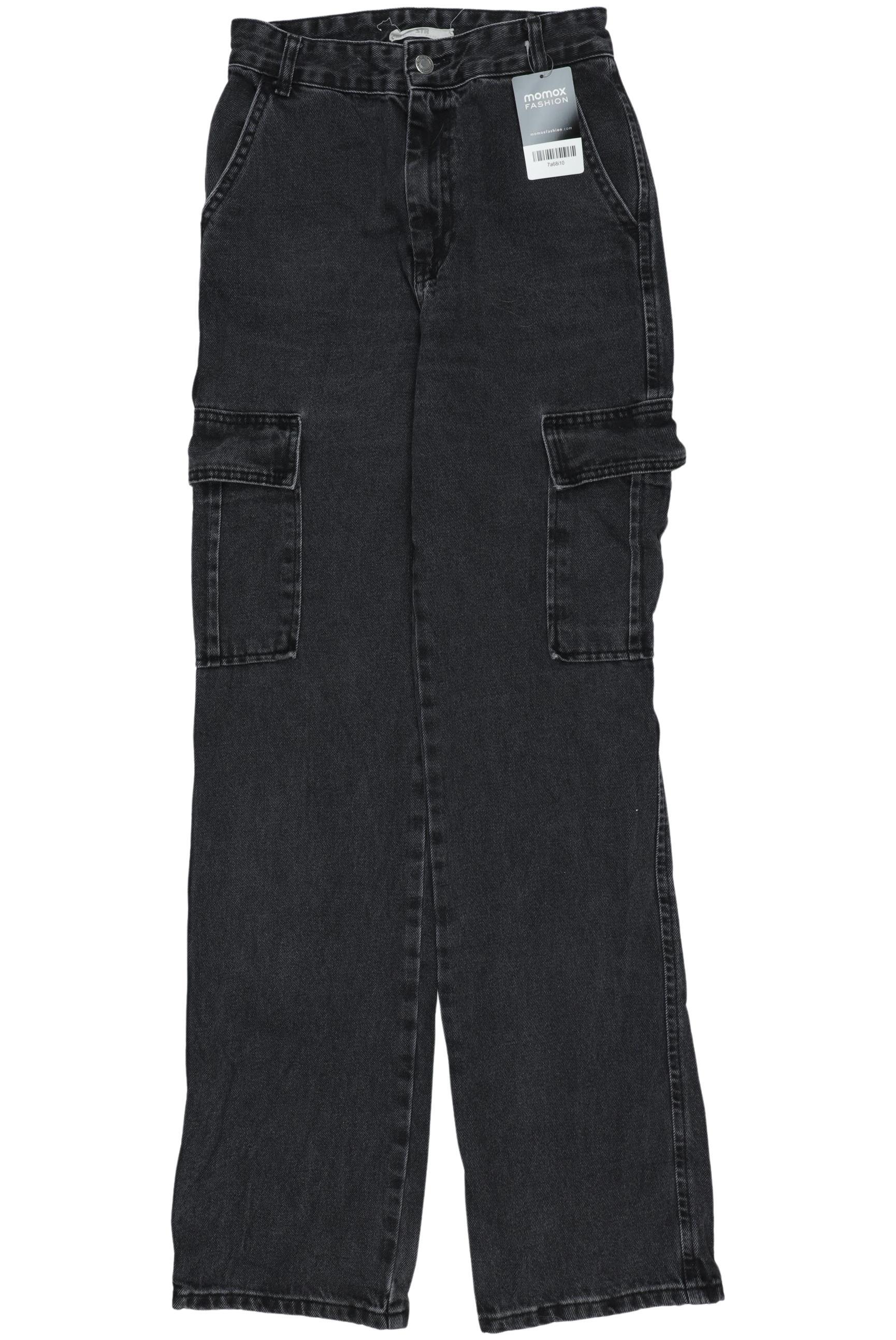 

Stradivarius Damen Jeans, grau, Gr. 34