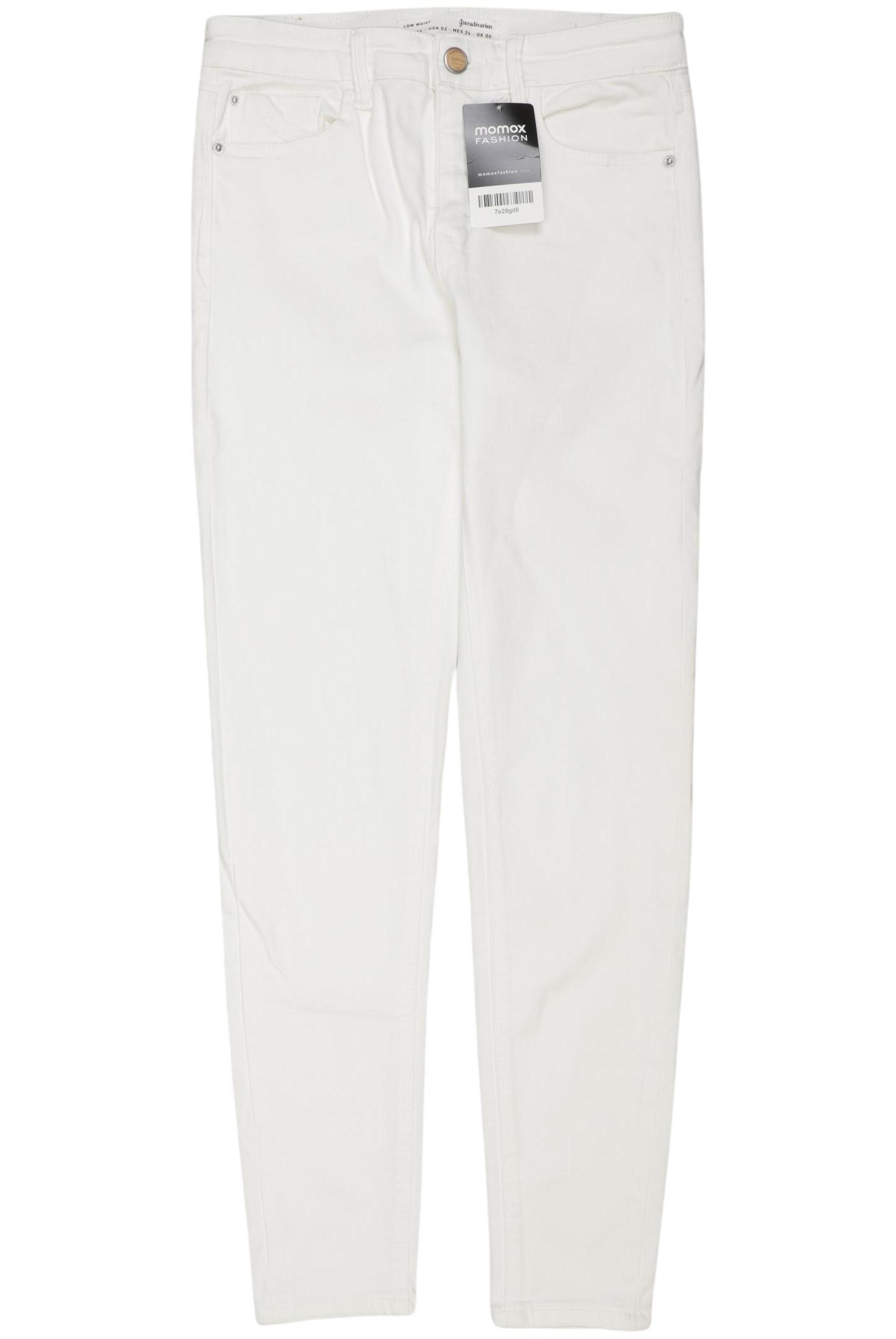 

Stradivarius Damen Jeans, weiß, Gr. 34