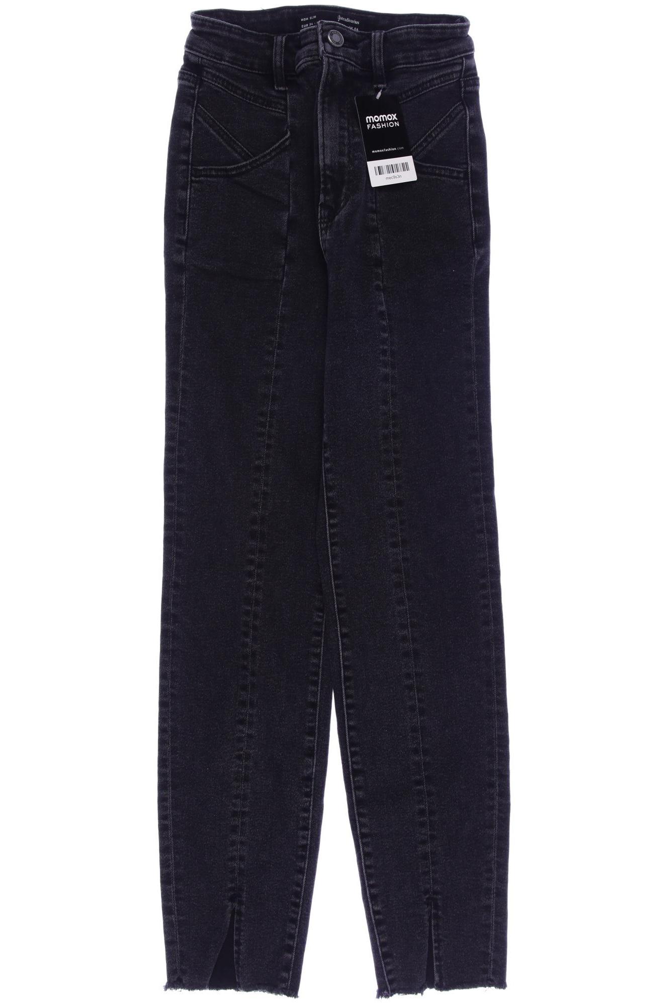 

Stradivarius Damen Jeans, grau, Gr. 34