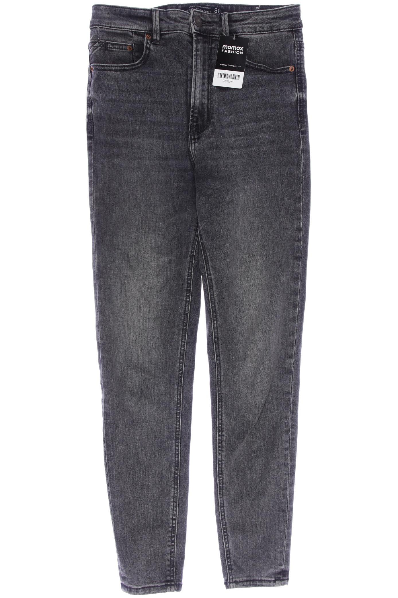 

Stradivarius Damen Jeans, grau, Gr. 38
