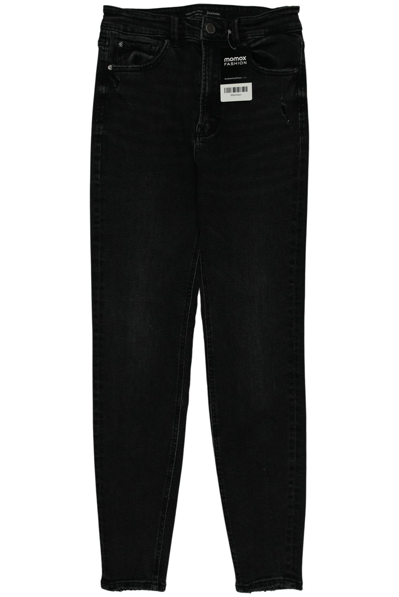 

Stradivarius Damen Jeans, schwarz, Gr. 36