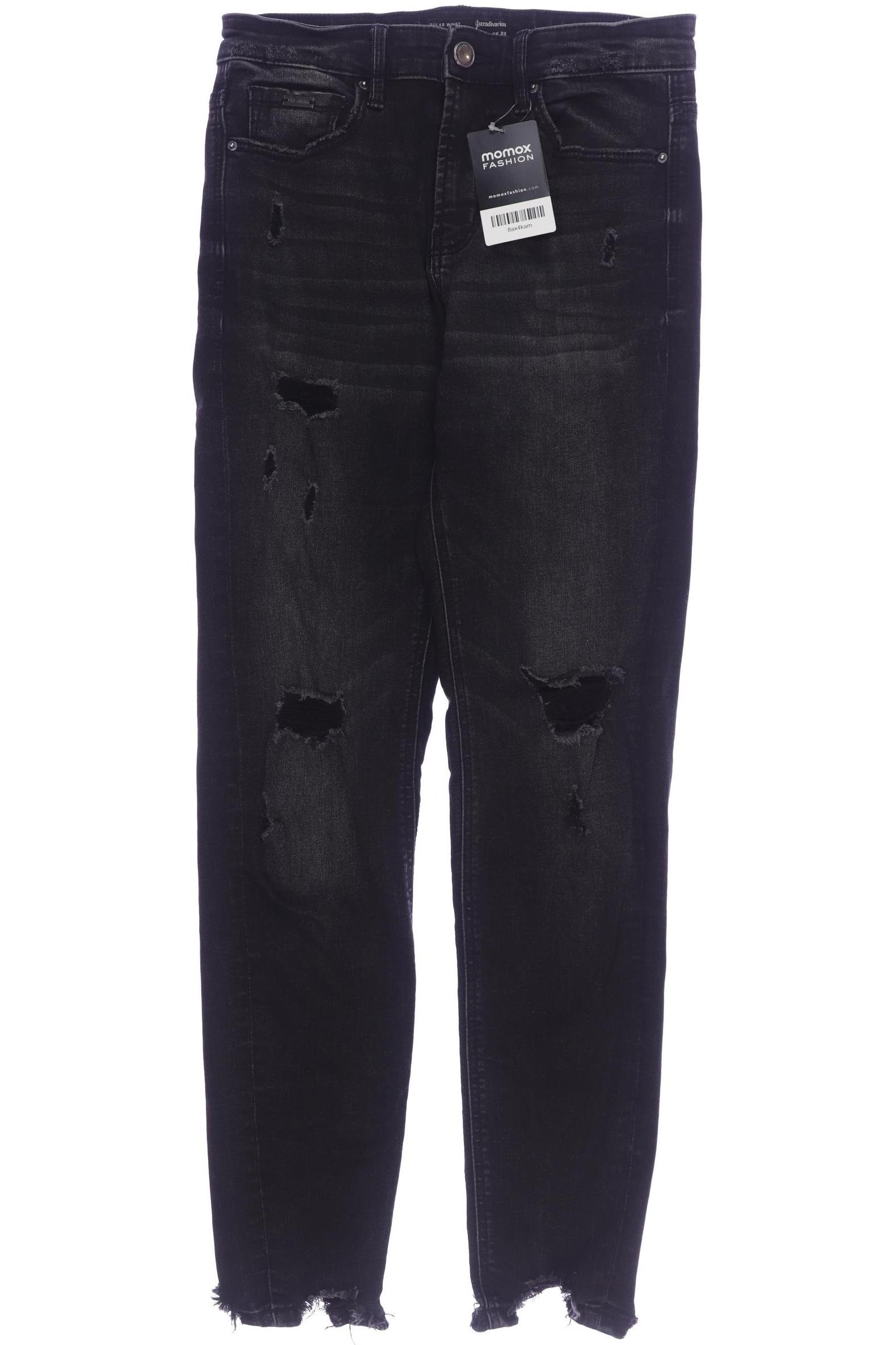 

Stradivarius Damen Jeans, schwarz, Gr. 36