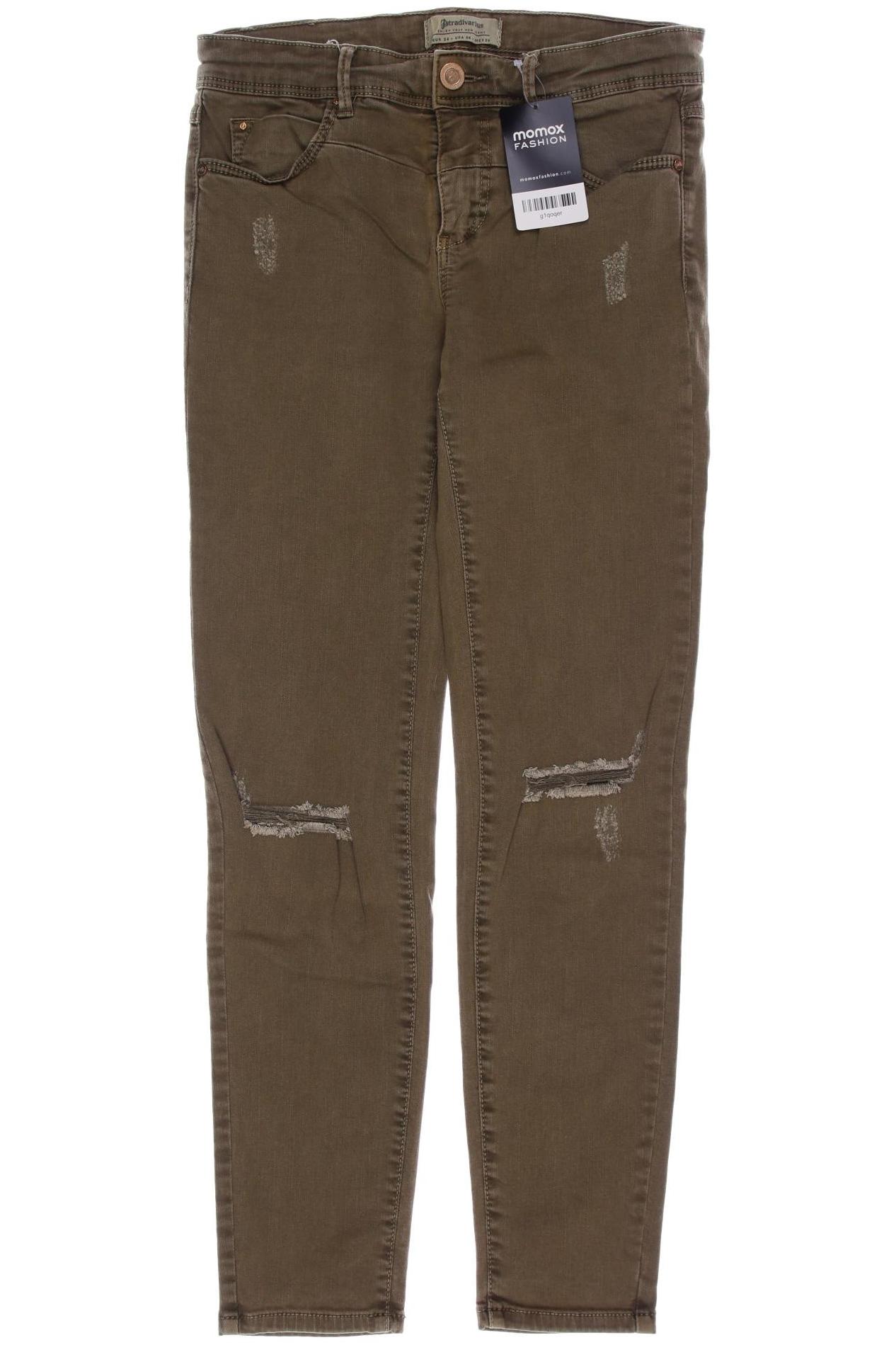 

Stradivarius Damen Jeans, grün, Gr. 36