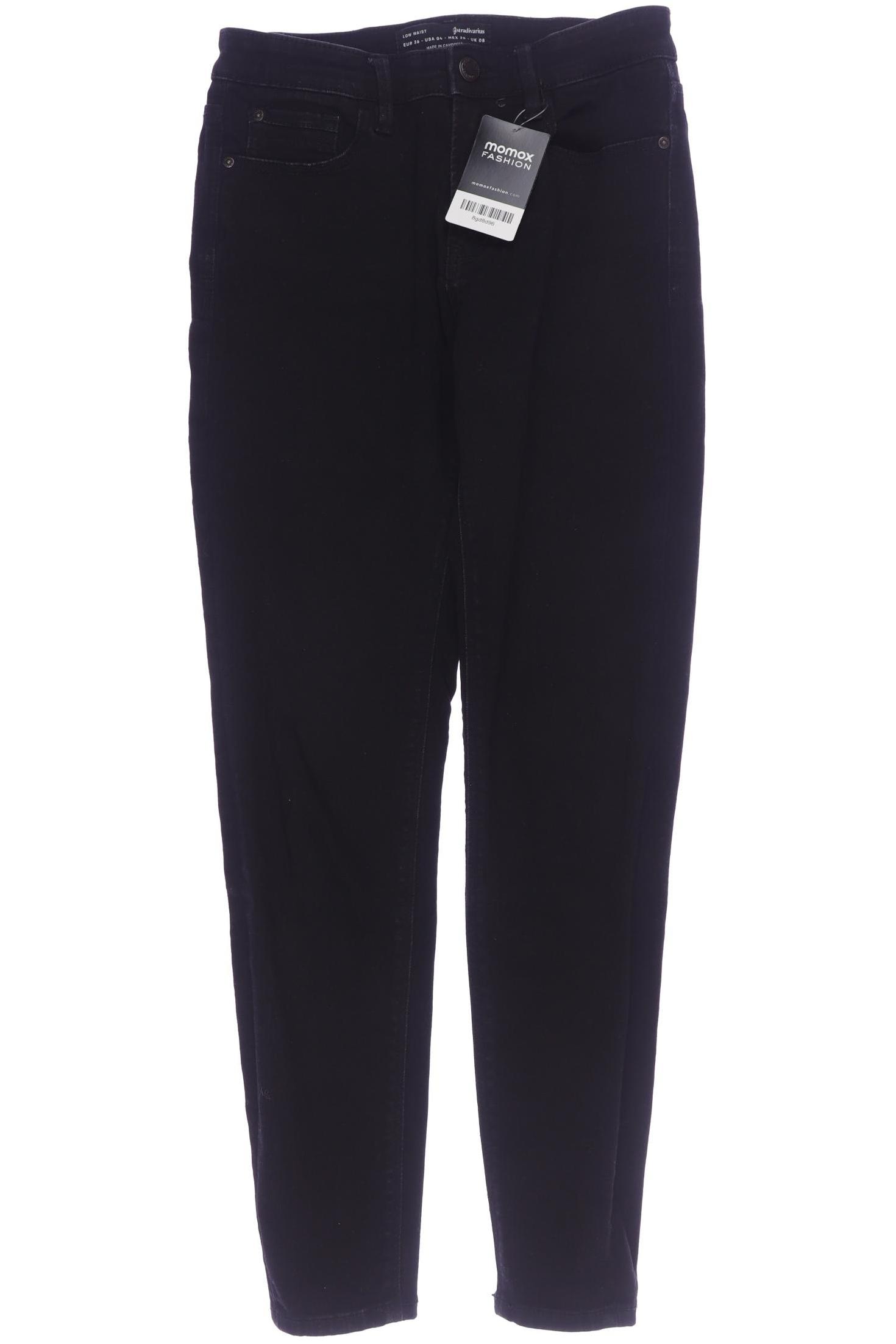 

Stradivarius Damen Jeans, schwarz, Gr. 36