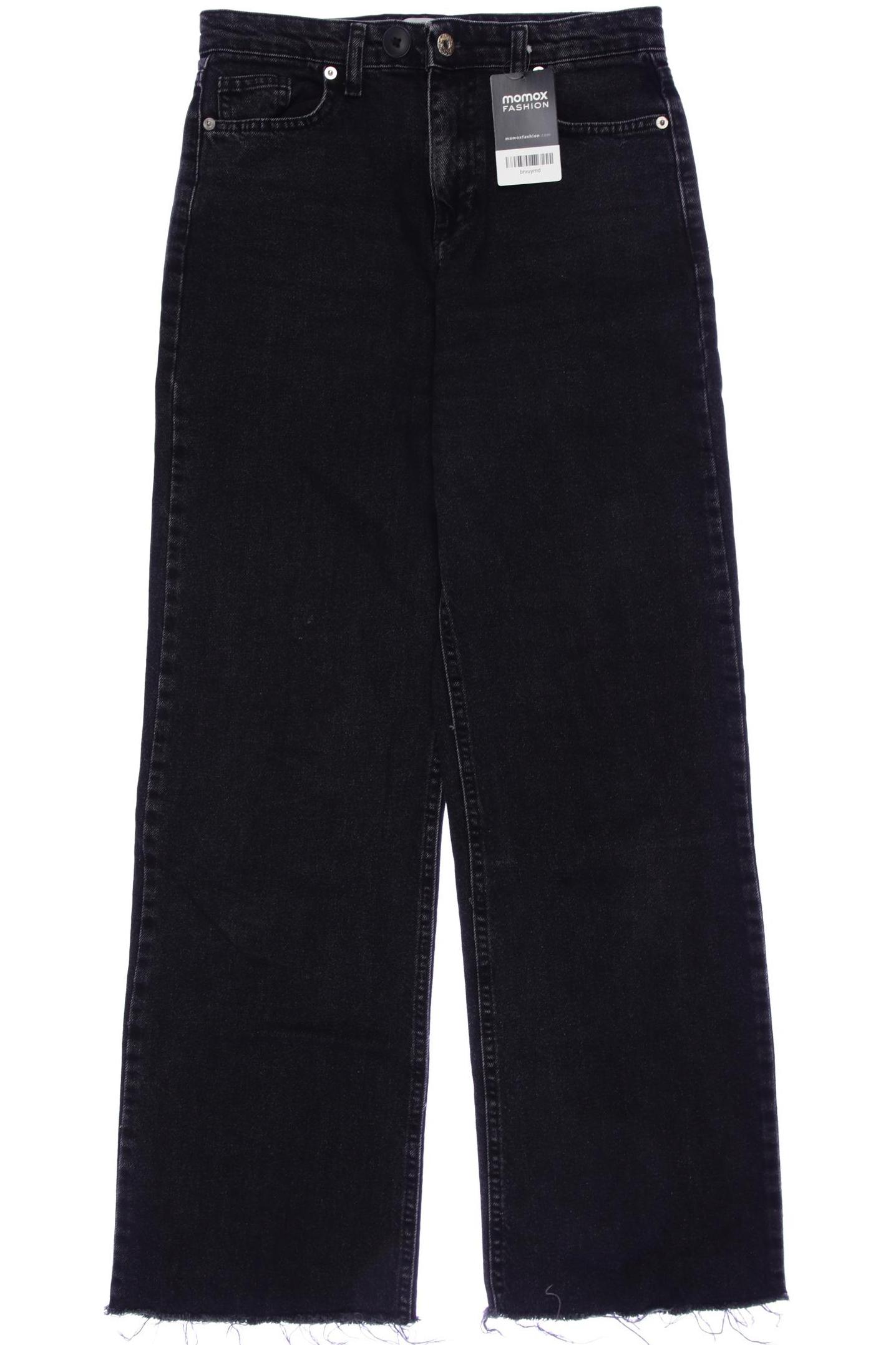 

Stradivarius Damen Jeans, schwarz, Gr. 40