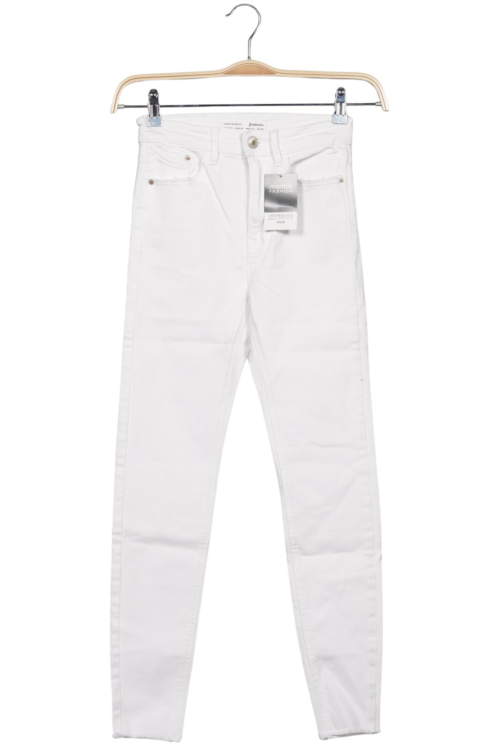 

Stradivarius Damen Jeans, weiß, Gr. 34