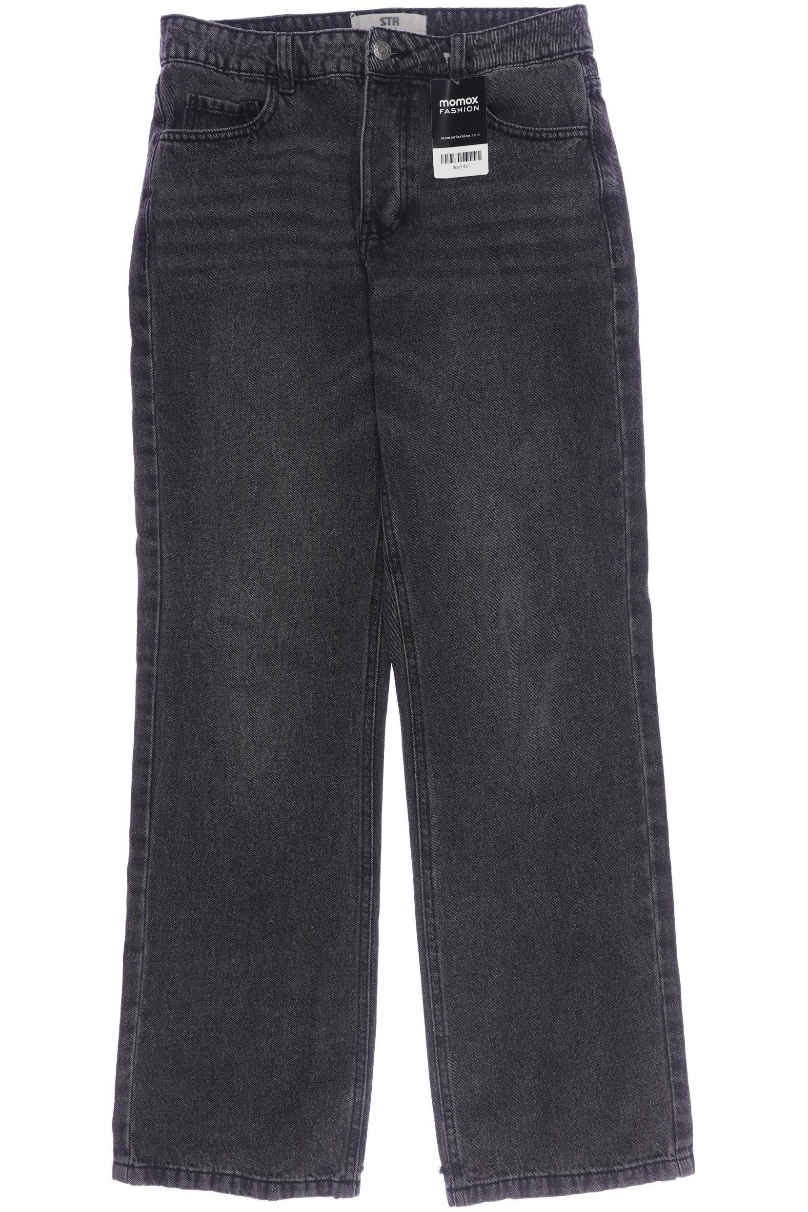 

Stradivarius Damen Jeans, grau, Gr. 38