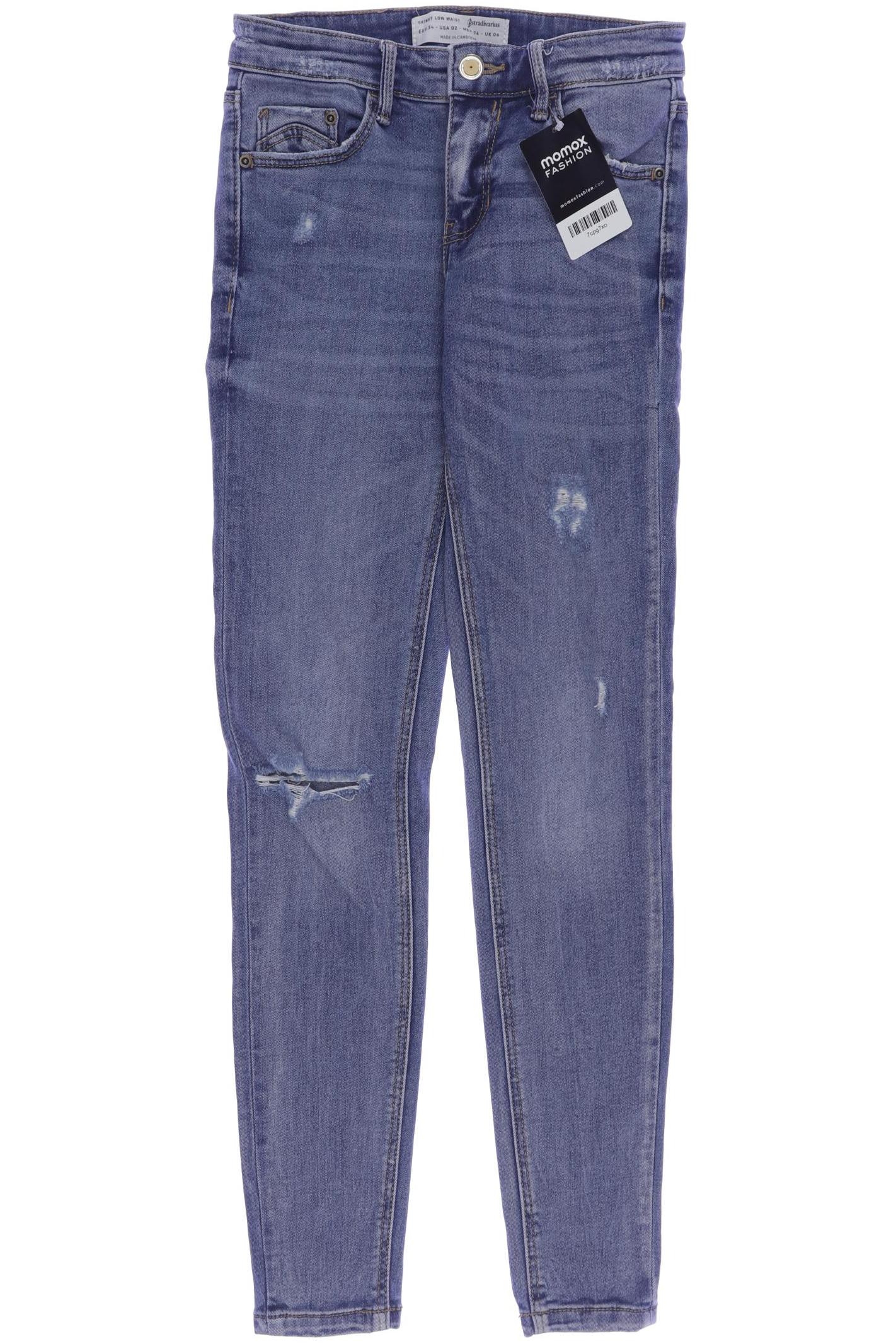 

Stradivarius Damen Jeans, blau, Gr. 34