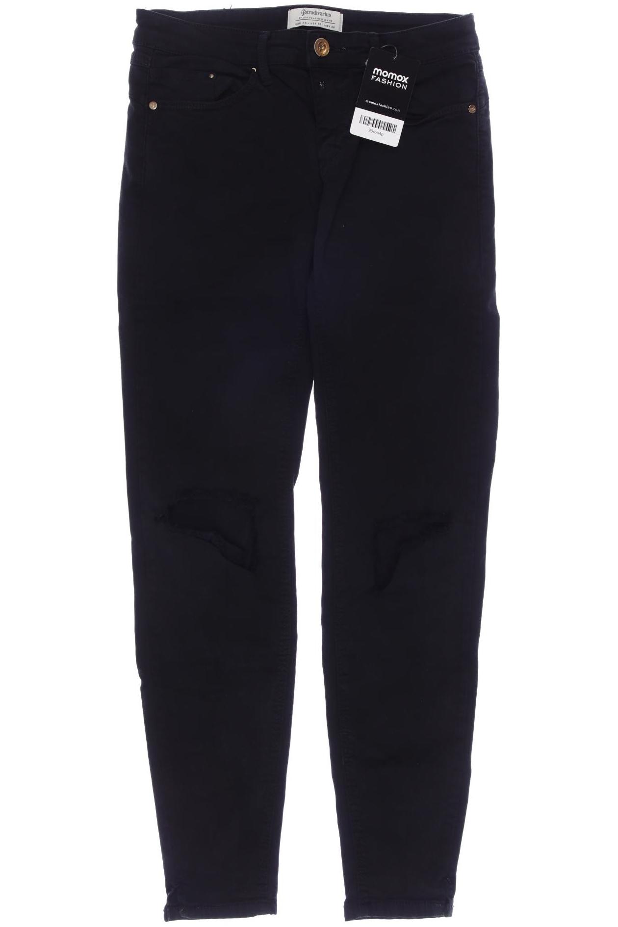 

Stradivarius Damen Jeans, schwarz