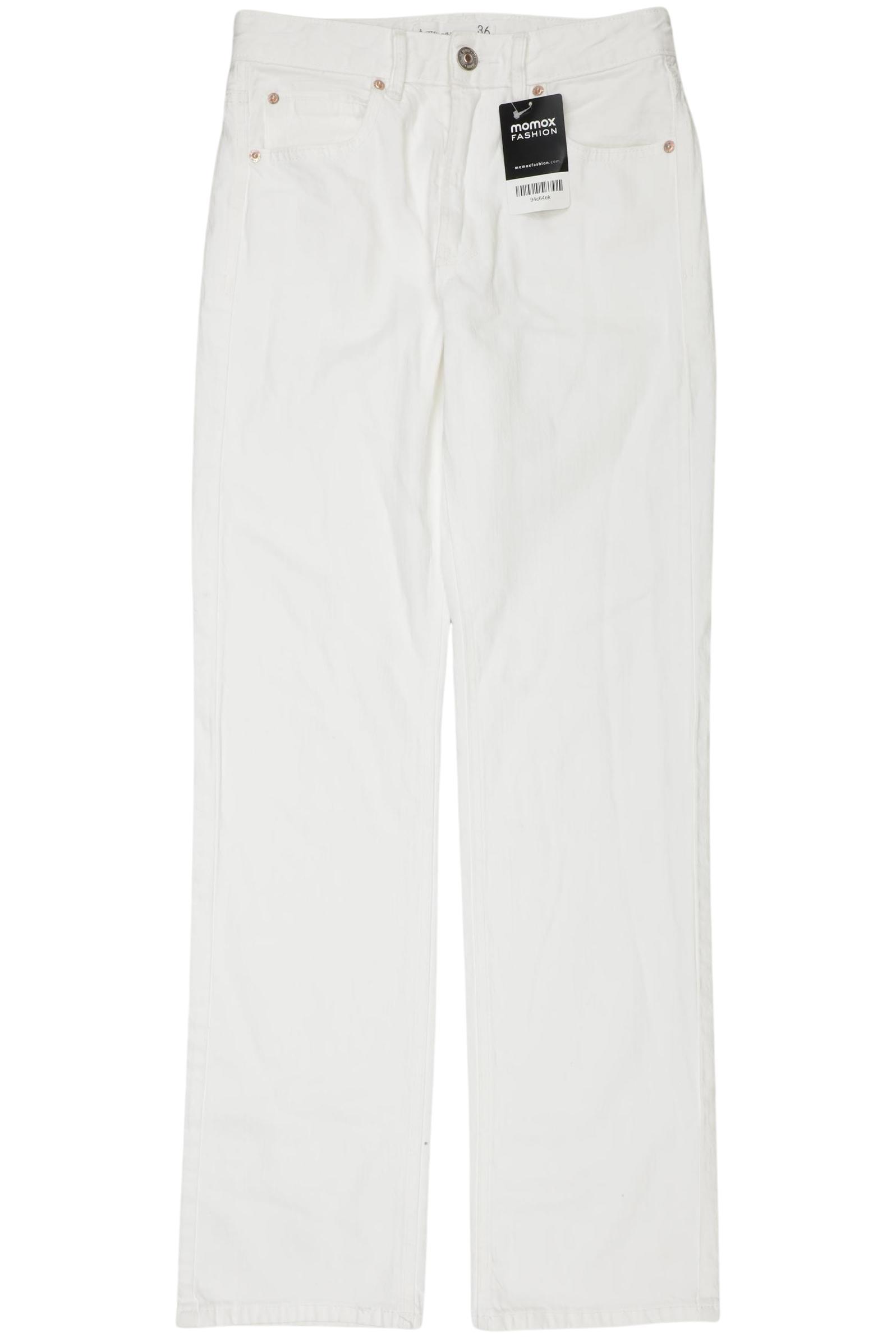 

Stradivarius Damen Jeans, weiß, Gr. 36