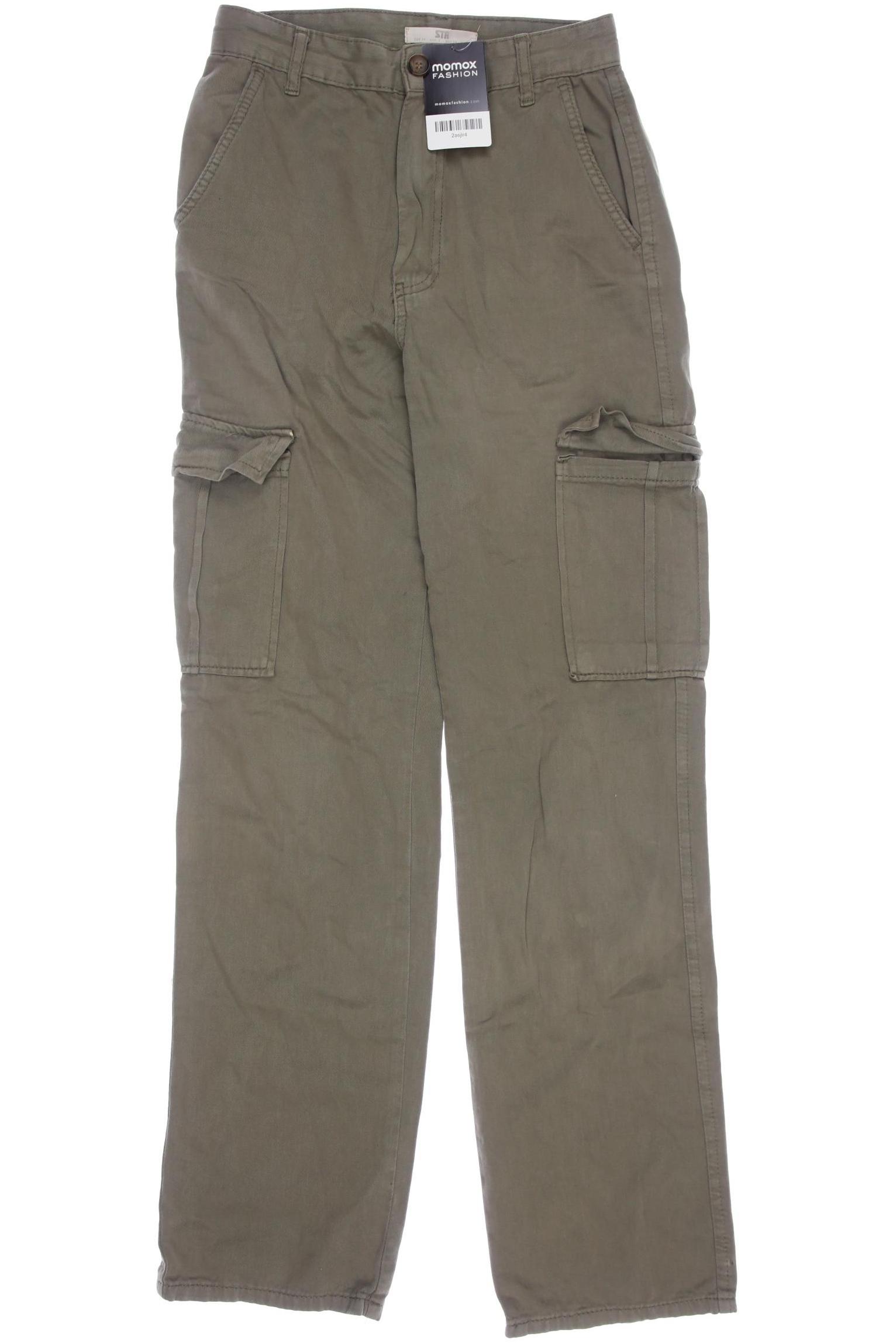 

Stradivarius Damen Jeans, grün, Gr. 34