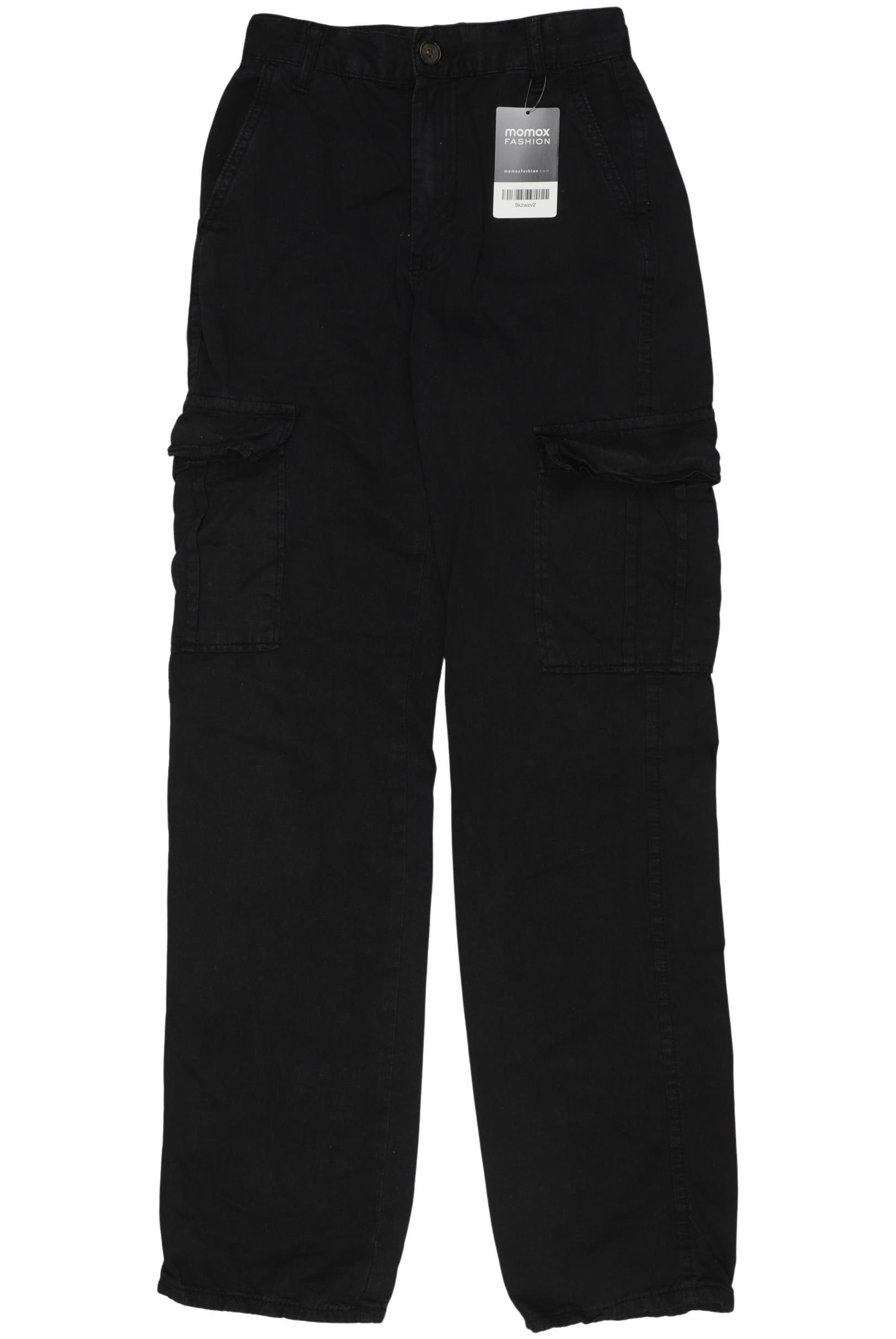 

Stradivarius Damen Jeans, schwarz, Gr. 32