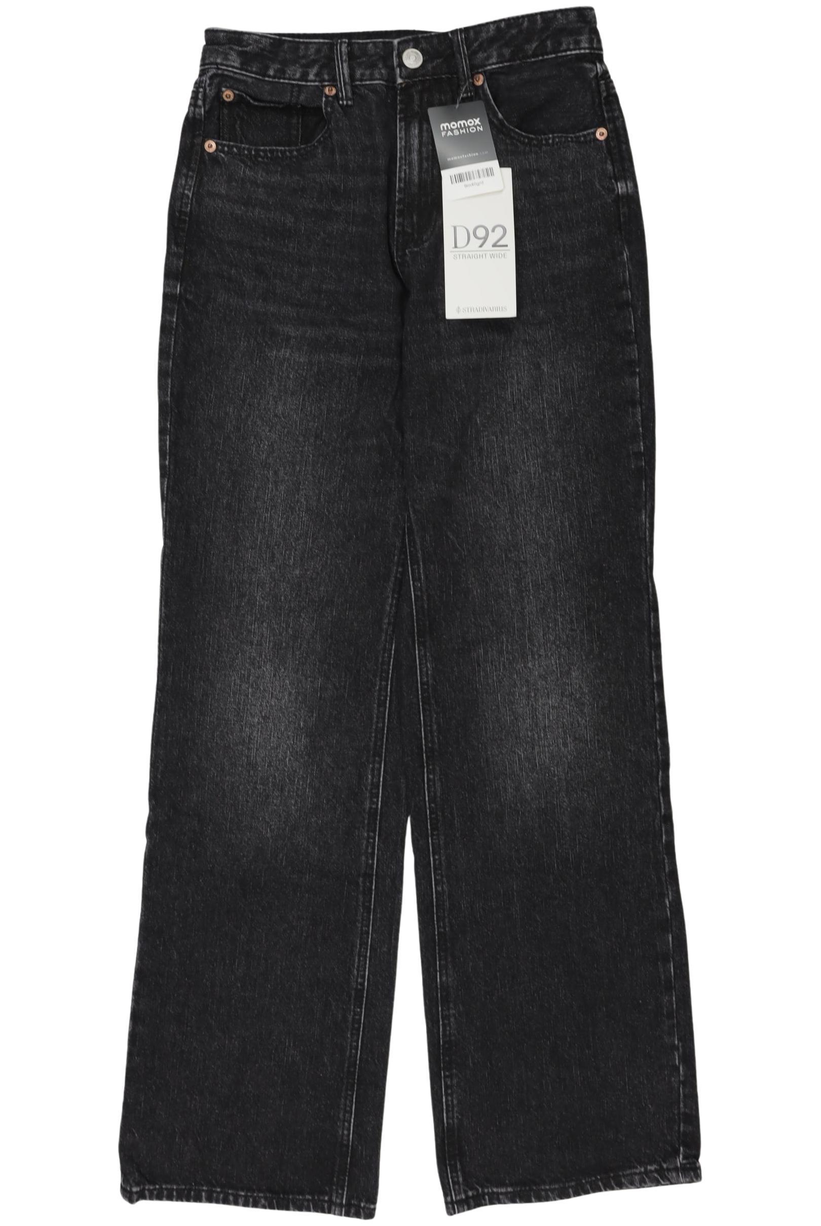 

Stradivarius Damen Jeans, schwarz, Gr. 36