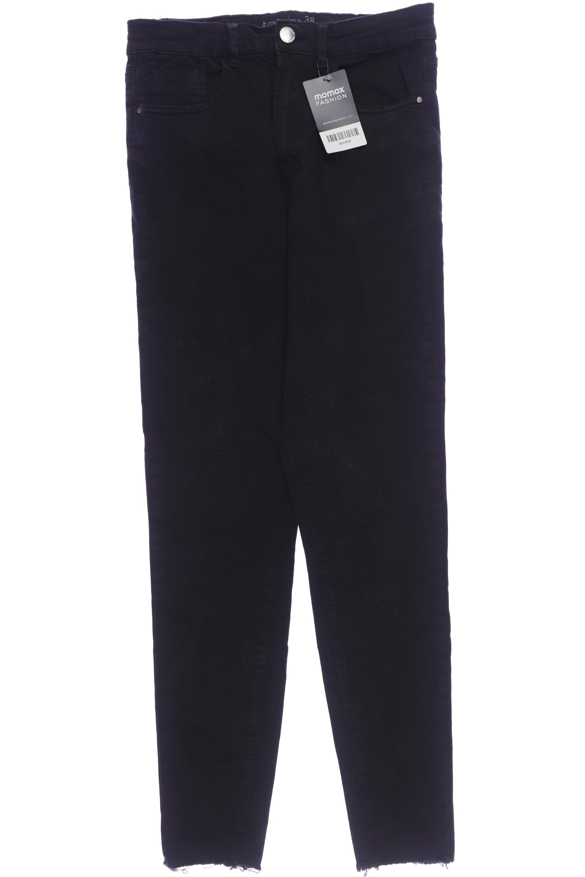 

Stradivarius Damen Jeans, schwarz, Gr. 38