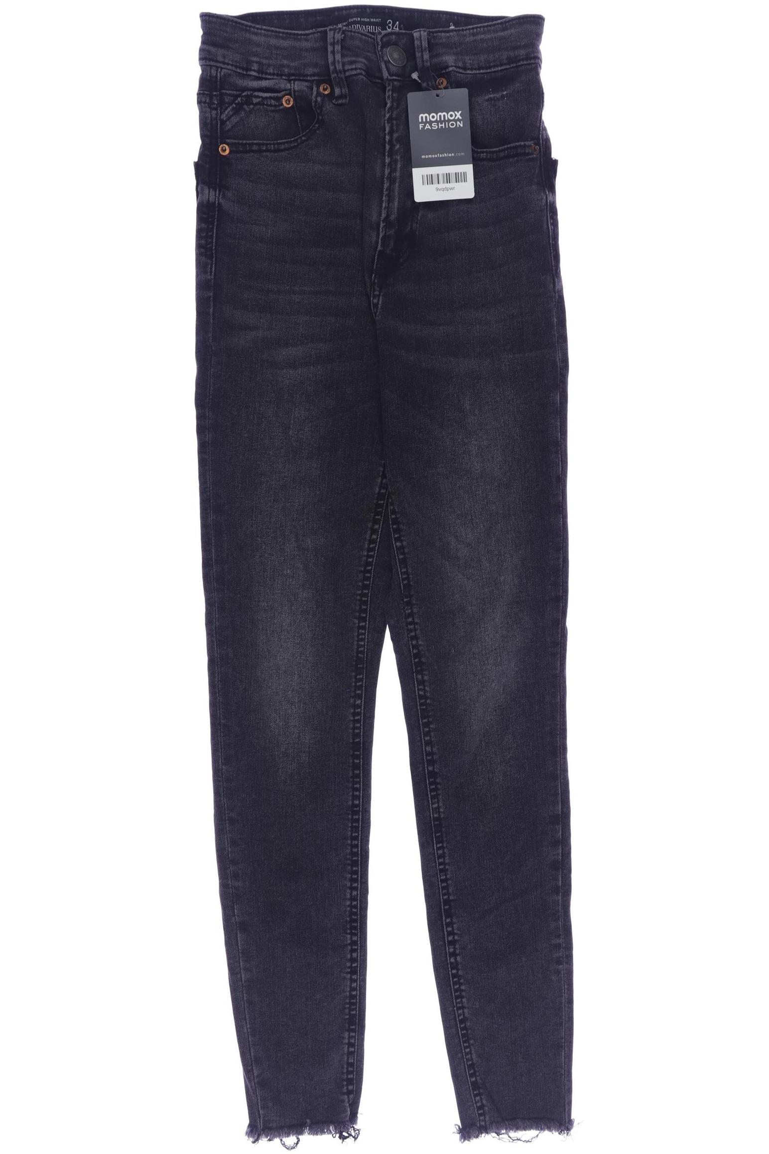 

Stradivarius Damen Jeans, grau, Gr. 34