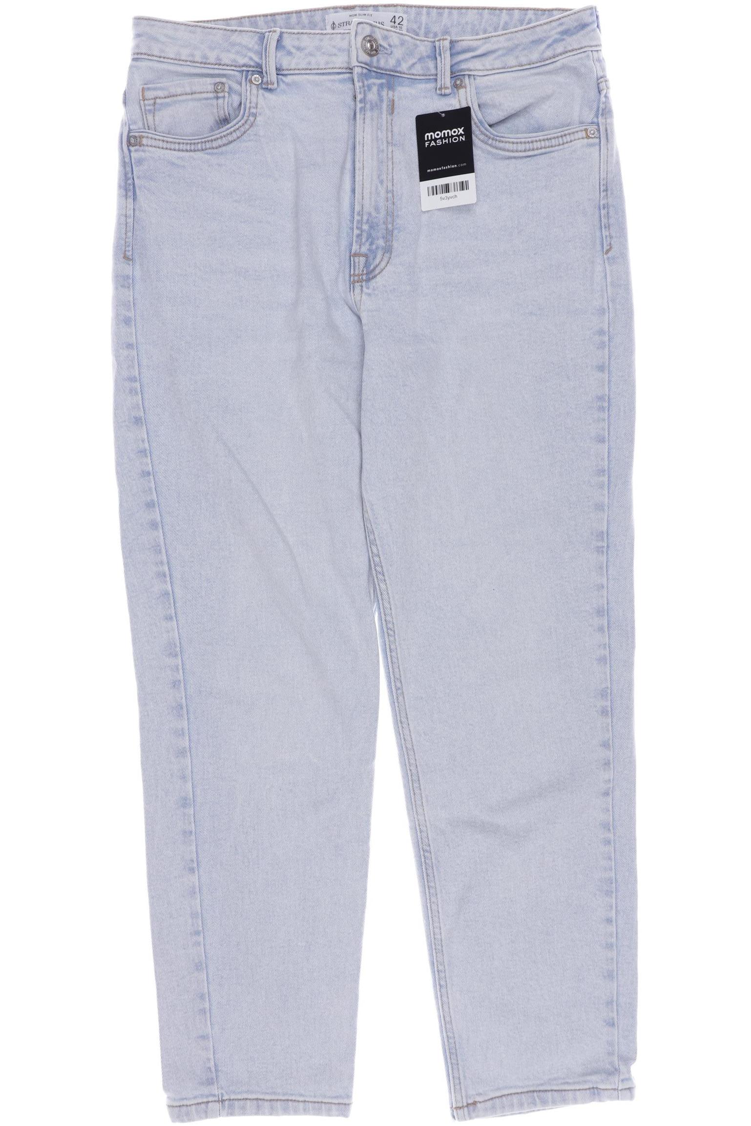 

Stradivarius Damen Jeans, hellblau