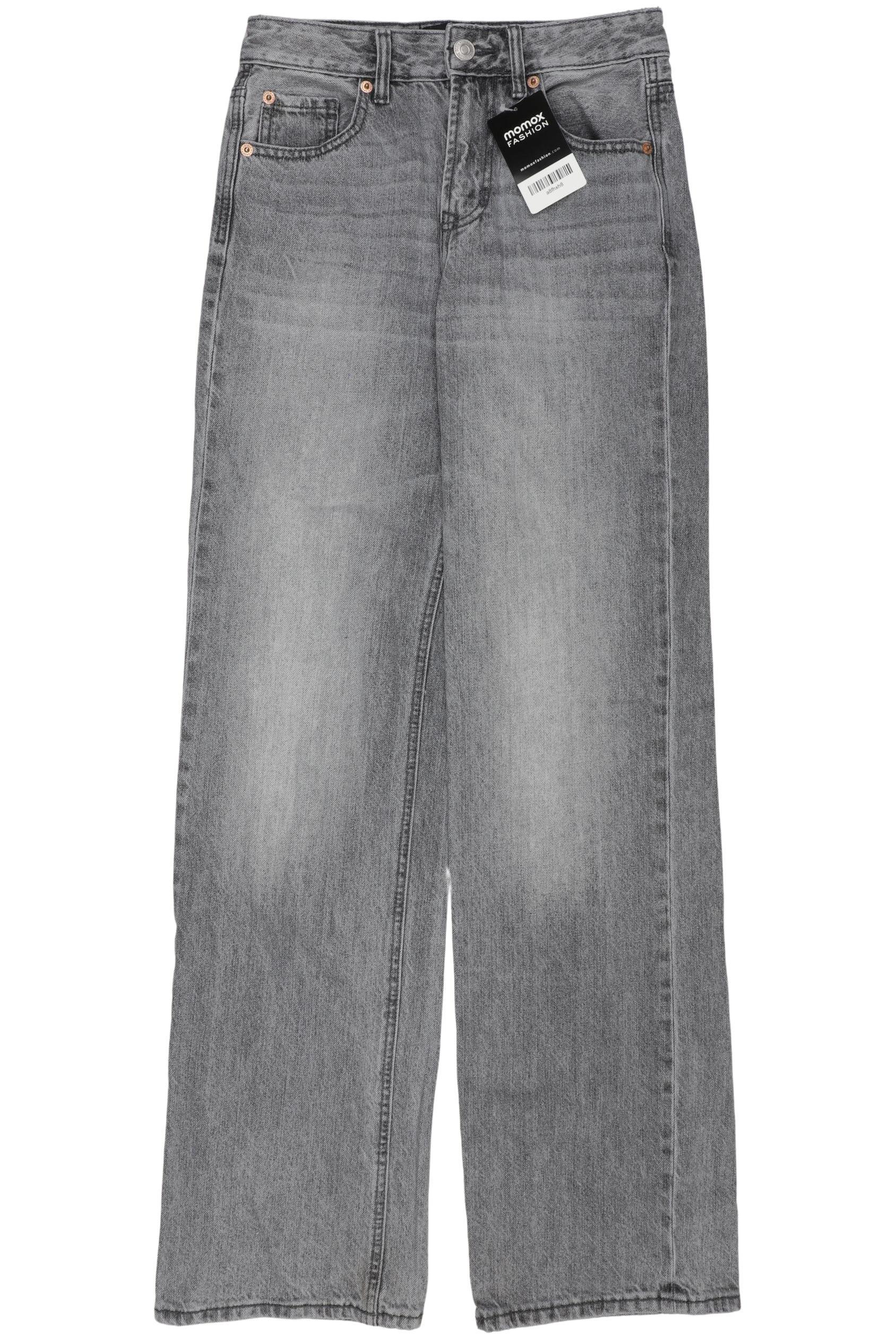 

Stradivarius Damen Jeans, grau, Gr. 34