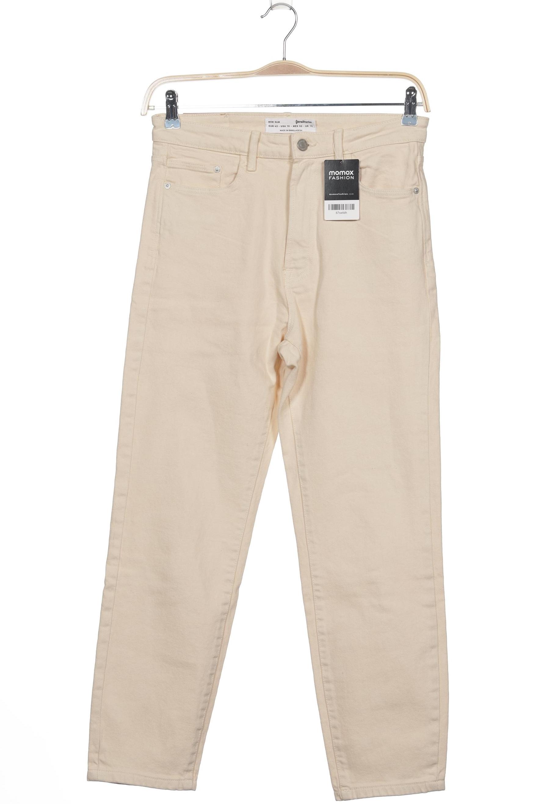

Stradivarius Damen Jeans, beige, Gr. 42