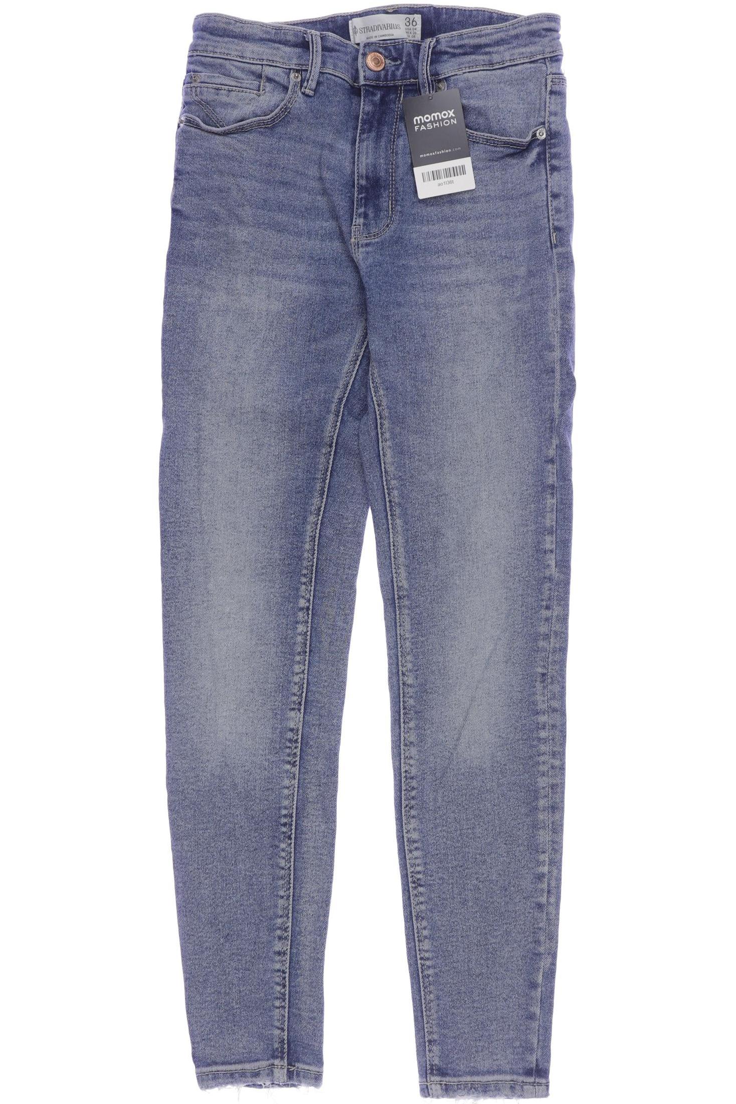 

Stradivarius Damen Jeans, blau, Gr. 36