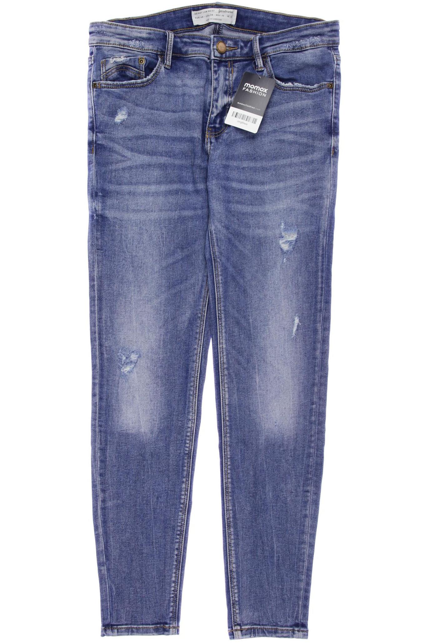 

Stradivarius Damen Jeans, blau, Gr. 40