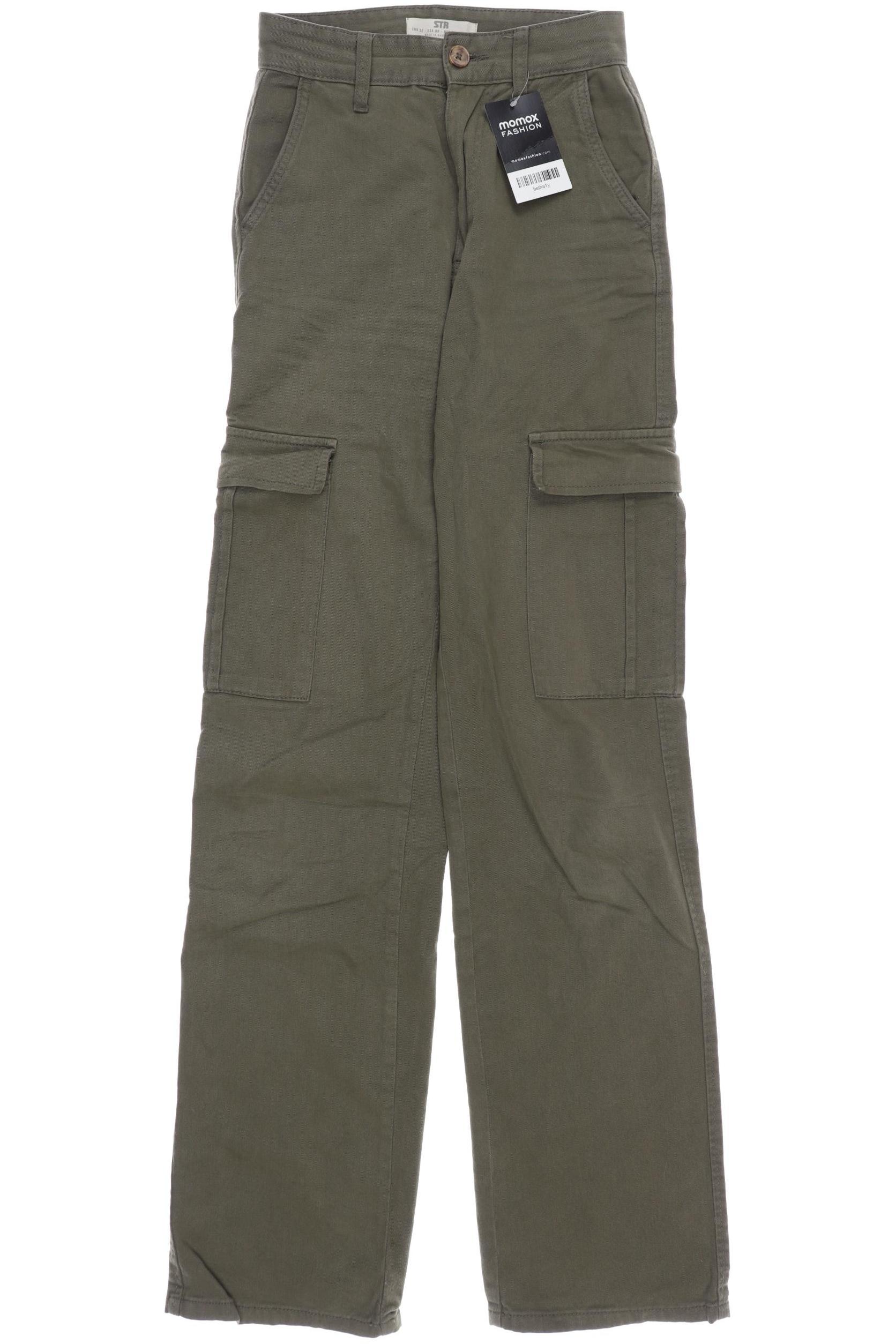 

Stradivarius Damen Jeans, grün, Gr. 32