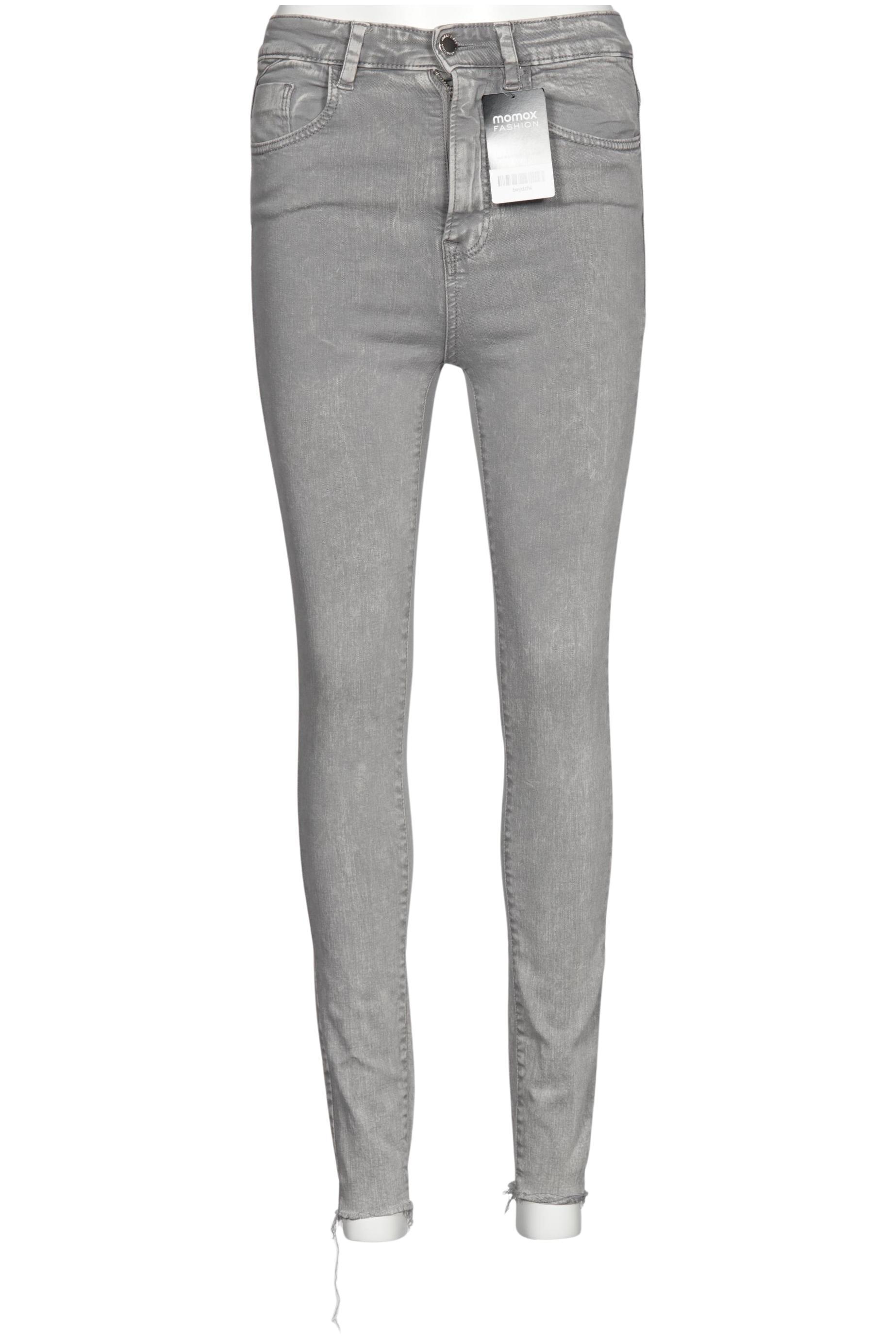 

Stradivarius Damen Jeans, grau, Gr. 34