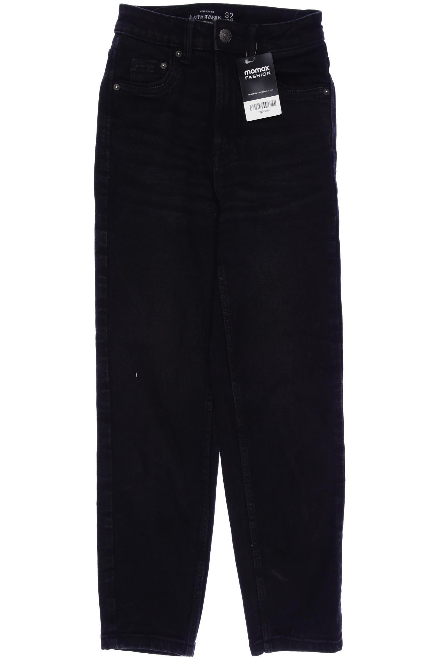 

Stradivarius Damen Jeans, schwarz, Gr. 32