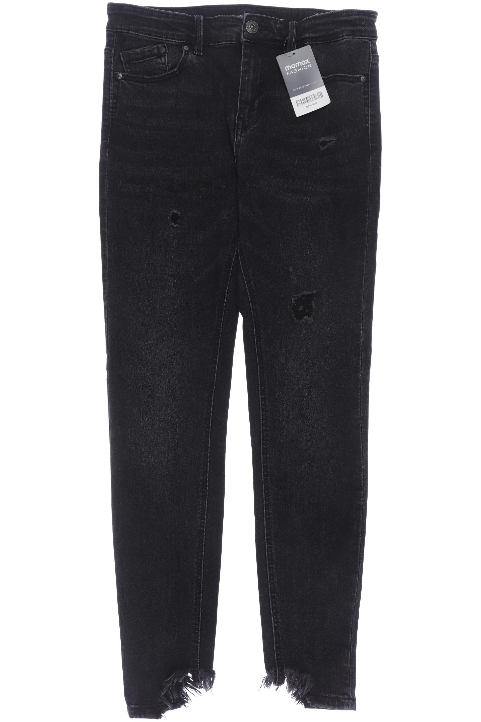 

Stradivarius Damen Jeans, schwarz, Gr. 38