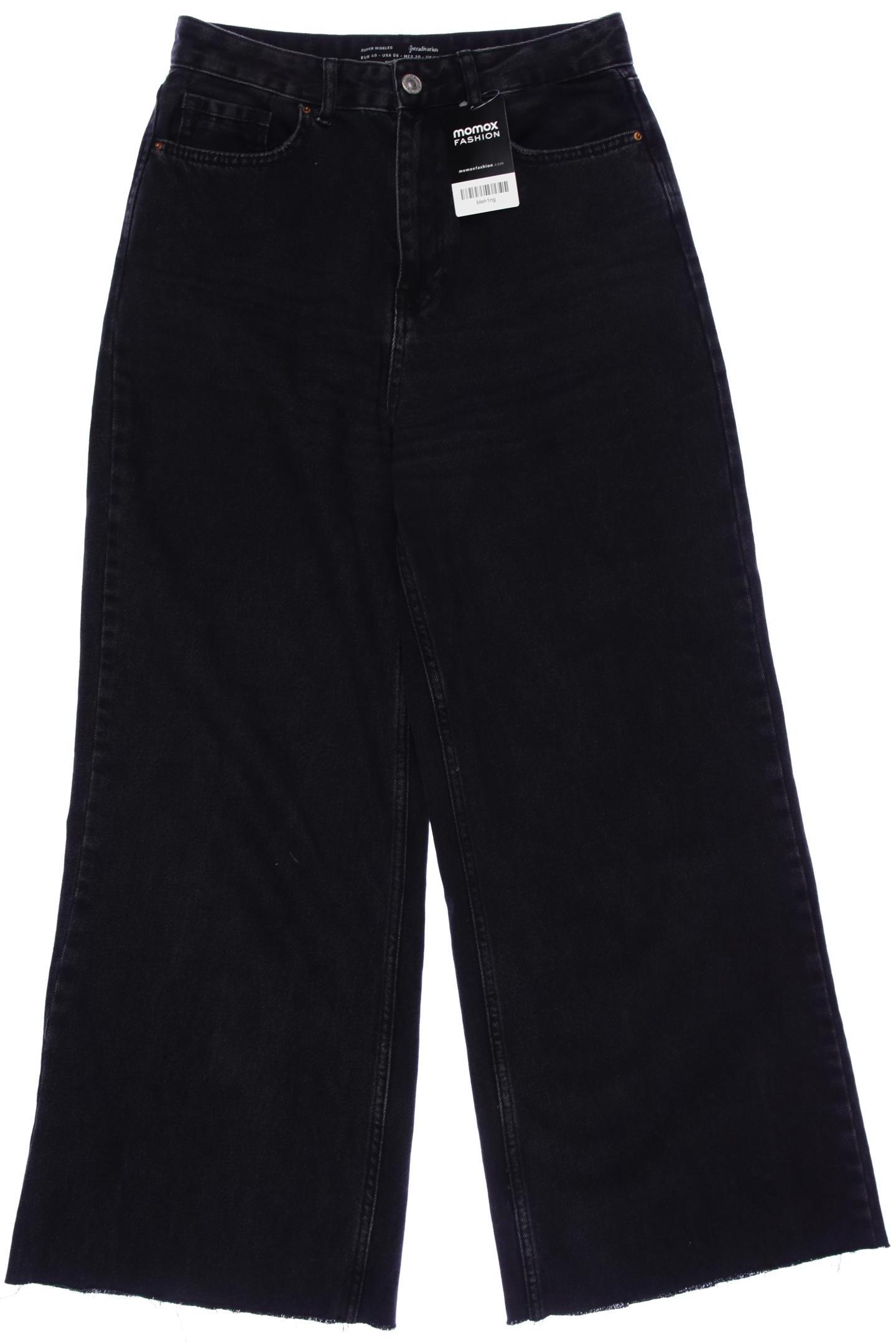 

Stradivarius Damen Jeans, schwarz, Gr. 40