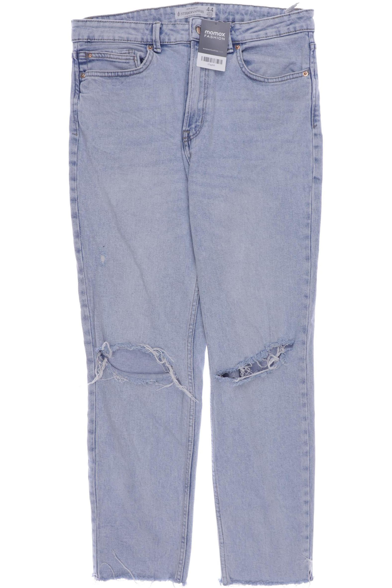 

Stradivarius Damen Jeans, hellblau