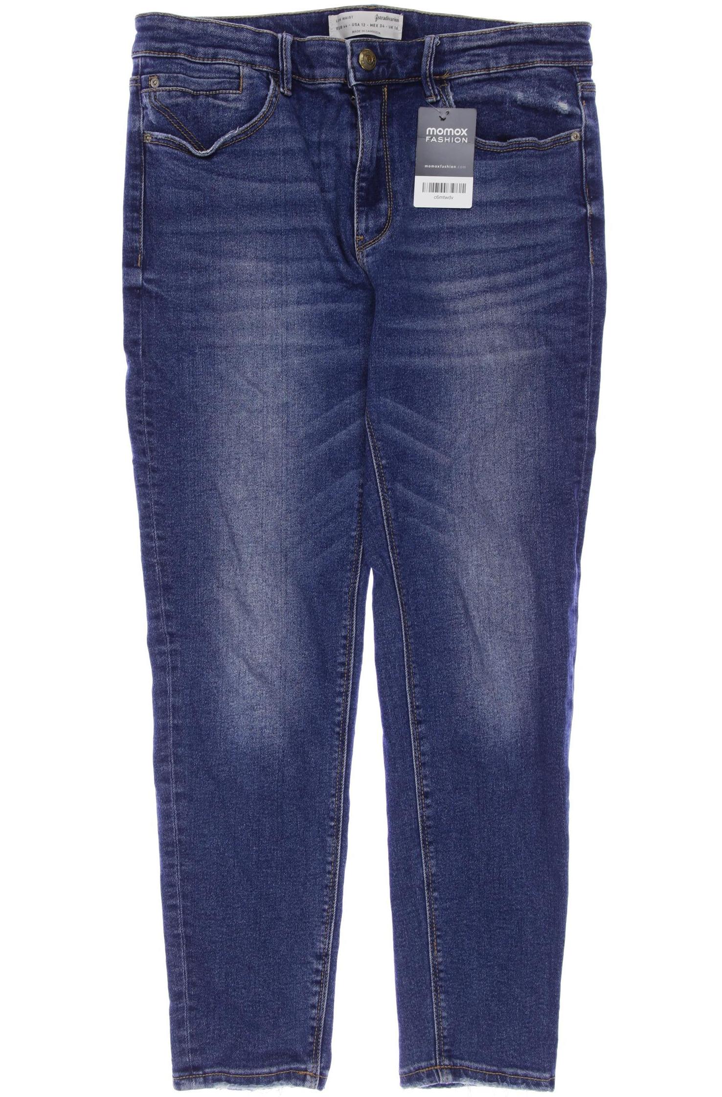 

Stradivarius Damen Jeans, blau, Gr. 44