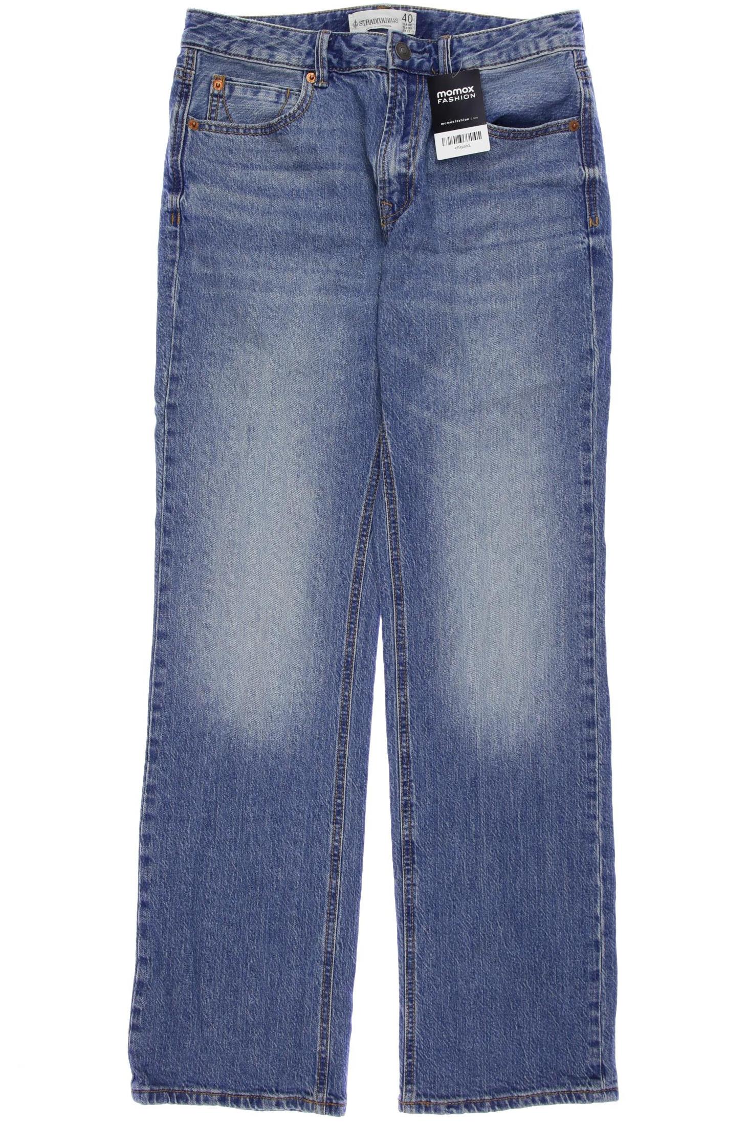 

Stradivarius Damen Jeans, blau, Gr. 40