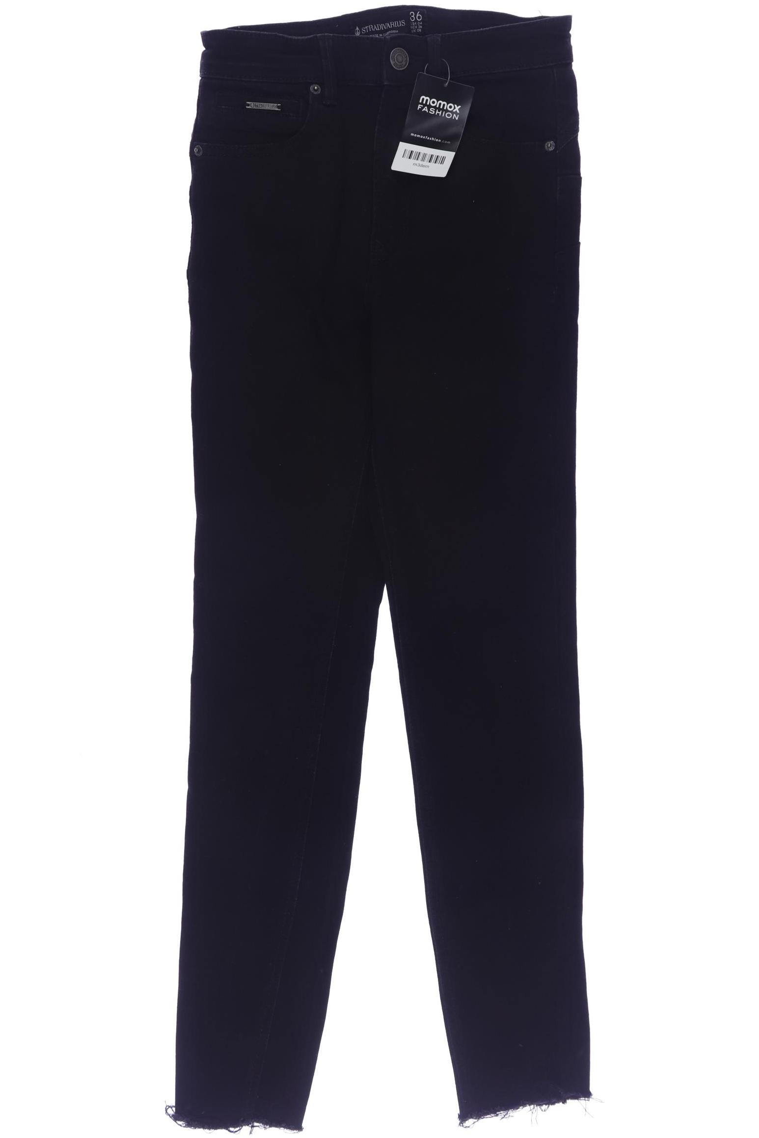 

Stradivarius Damen Jeans, schwarz, Gr. 36