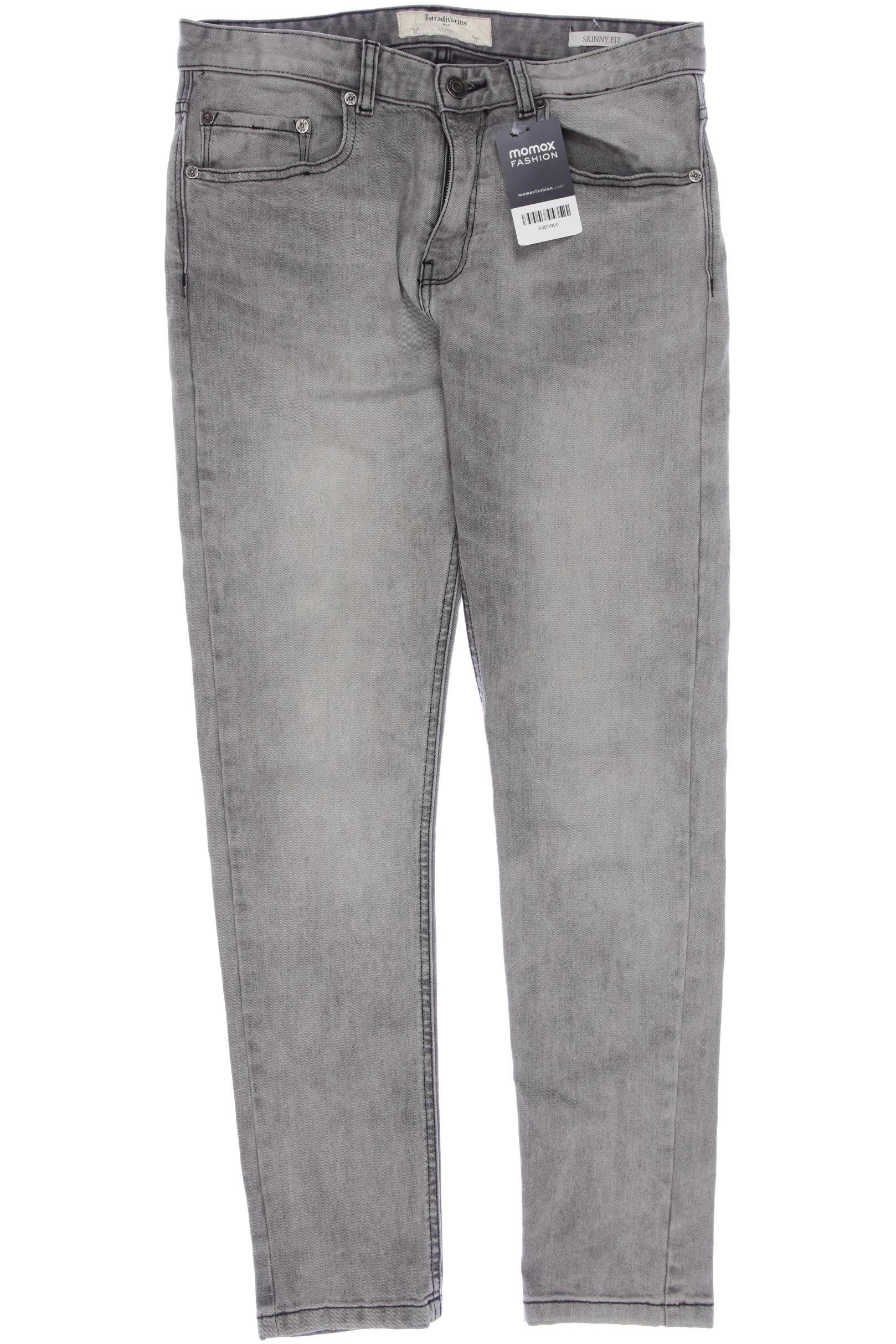 

Stradivarius Damen Jeans, grau, Gr. 42