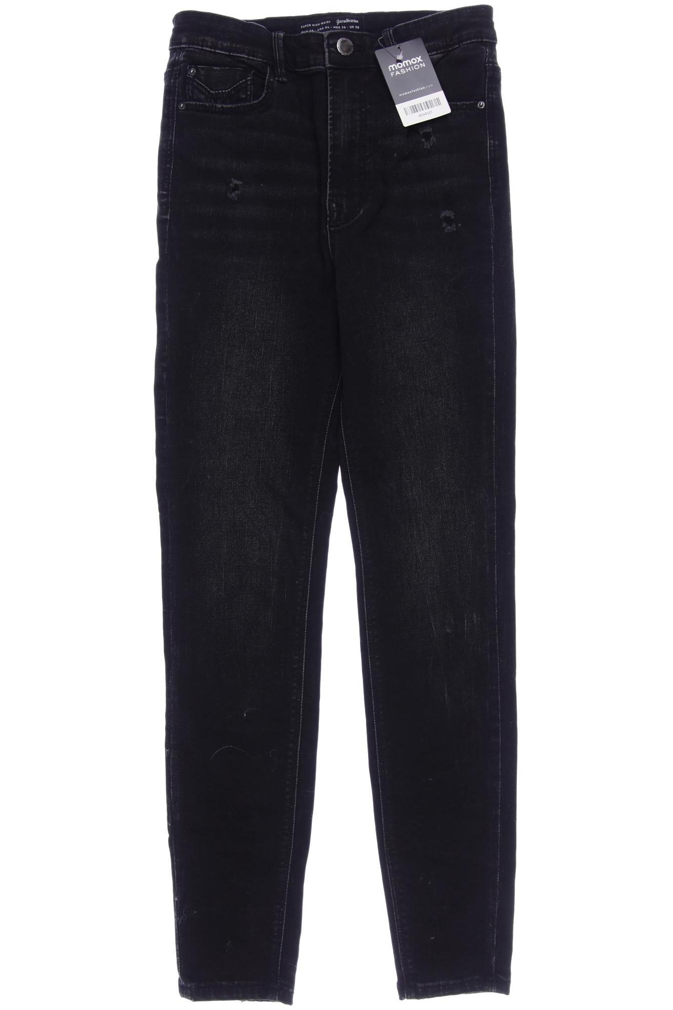 

Stradivarius Damen Jeans, schwarz