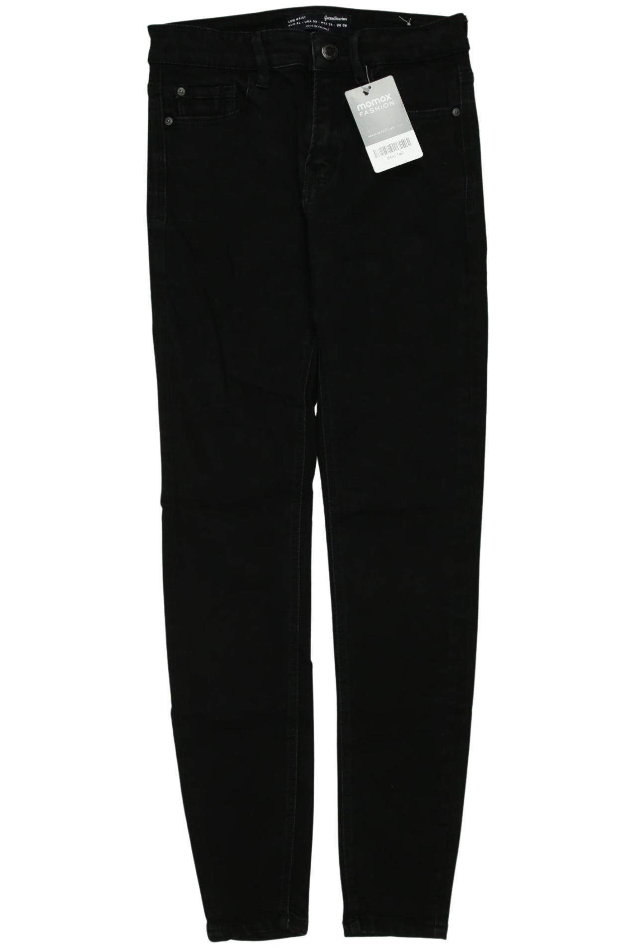 

Stradivarius Damen Jeans, schwarz, Gr. 34