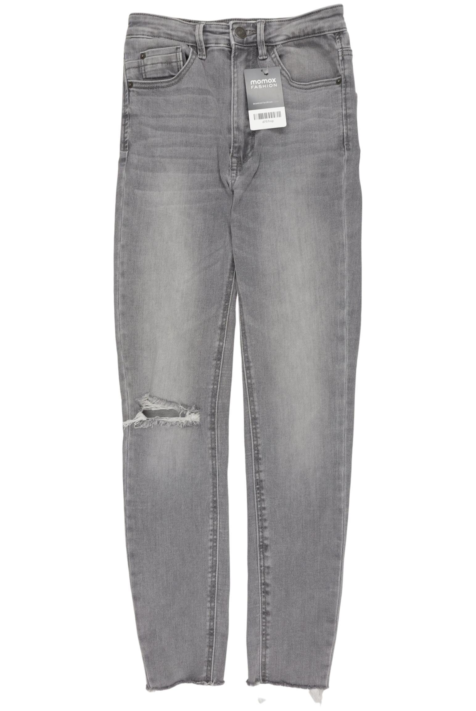 

Stradivarius Damen Jeans, grau, Gr. 34